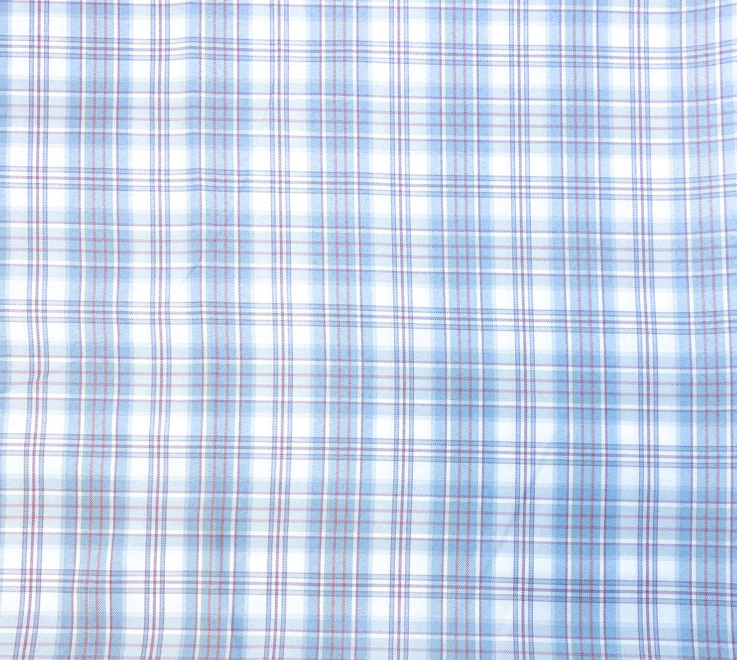 Plaid-light blue and pink