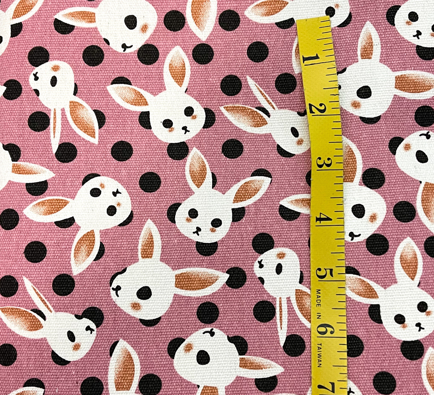 Bunnies on purple 12oz canvas