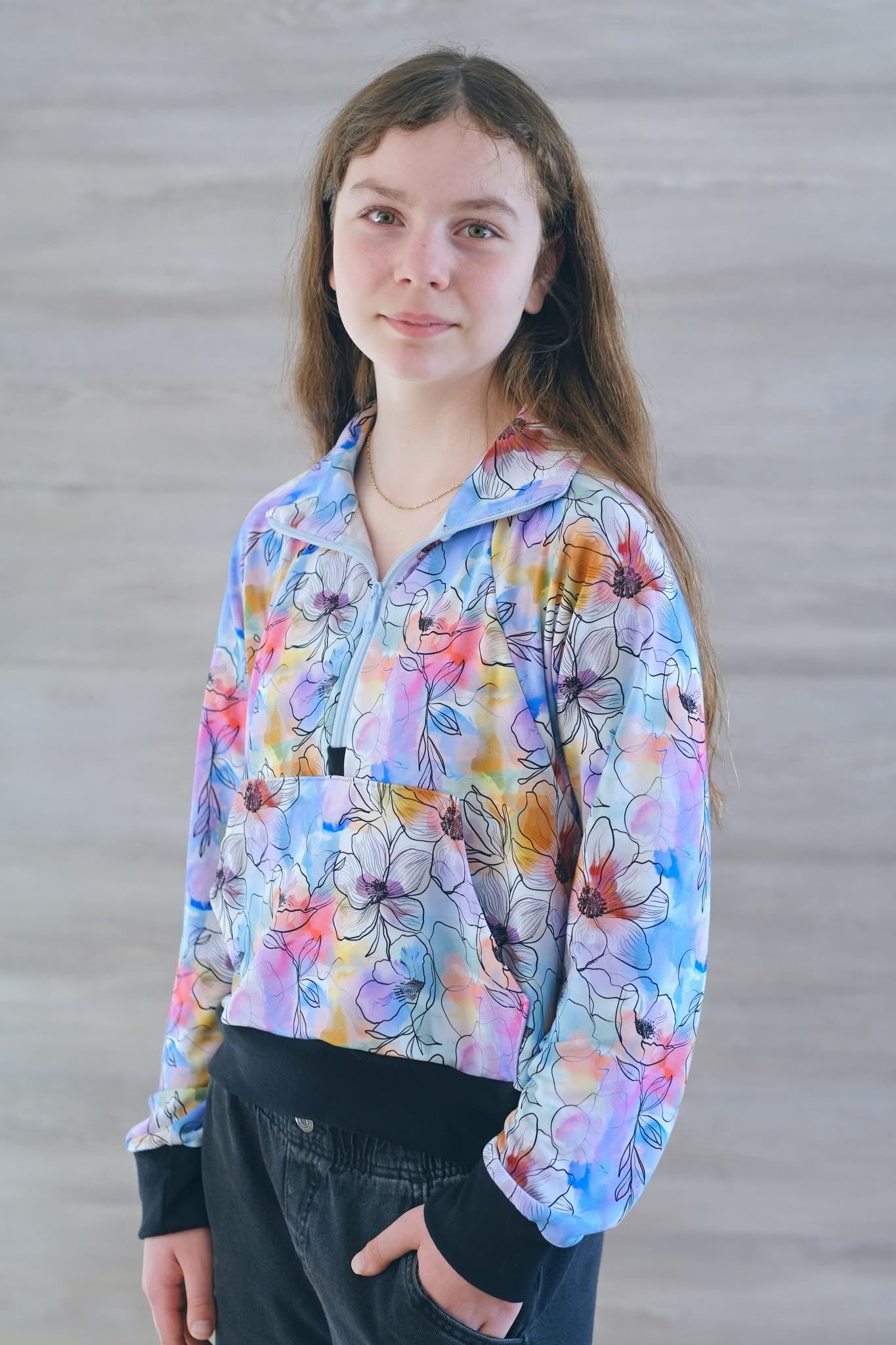 Floral watercolour round 37 retail