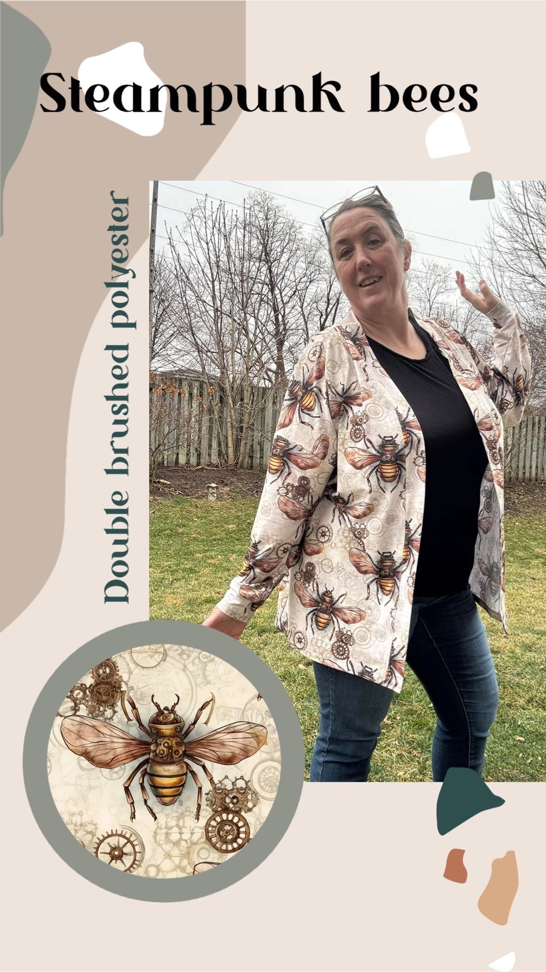 Steampunk bees preorder round 30.5