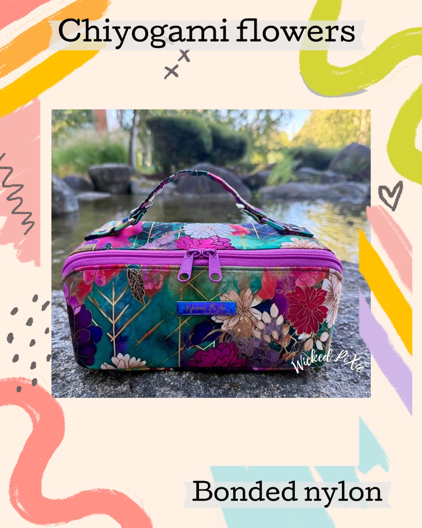 Chiyogami flowers preorder round 41
