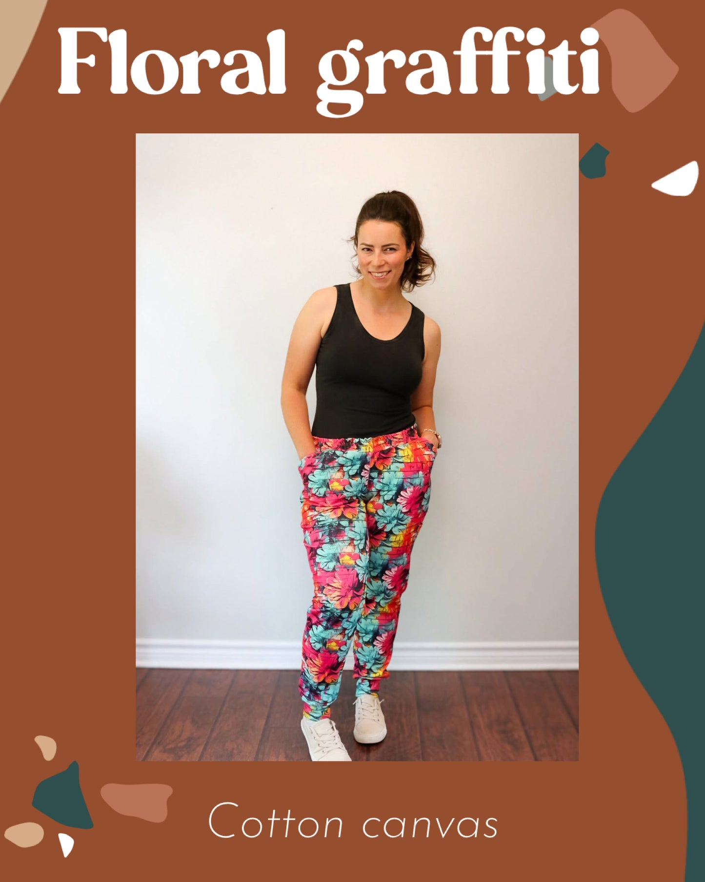 Floral graffiti round 28 retail
