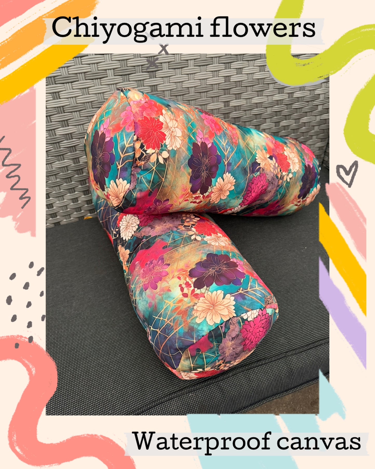 Chiyogami flowers preorder round 41