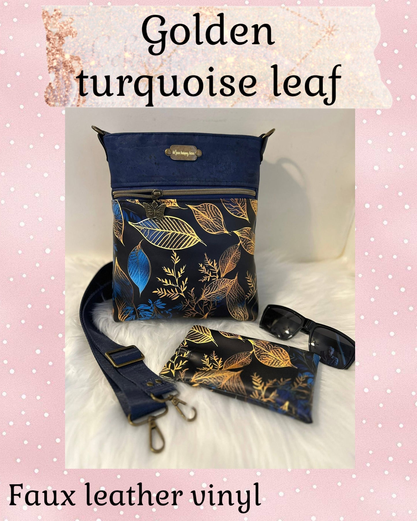 Golden turquoise leaf preorder round 34