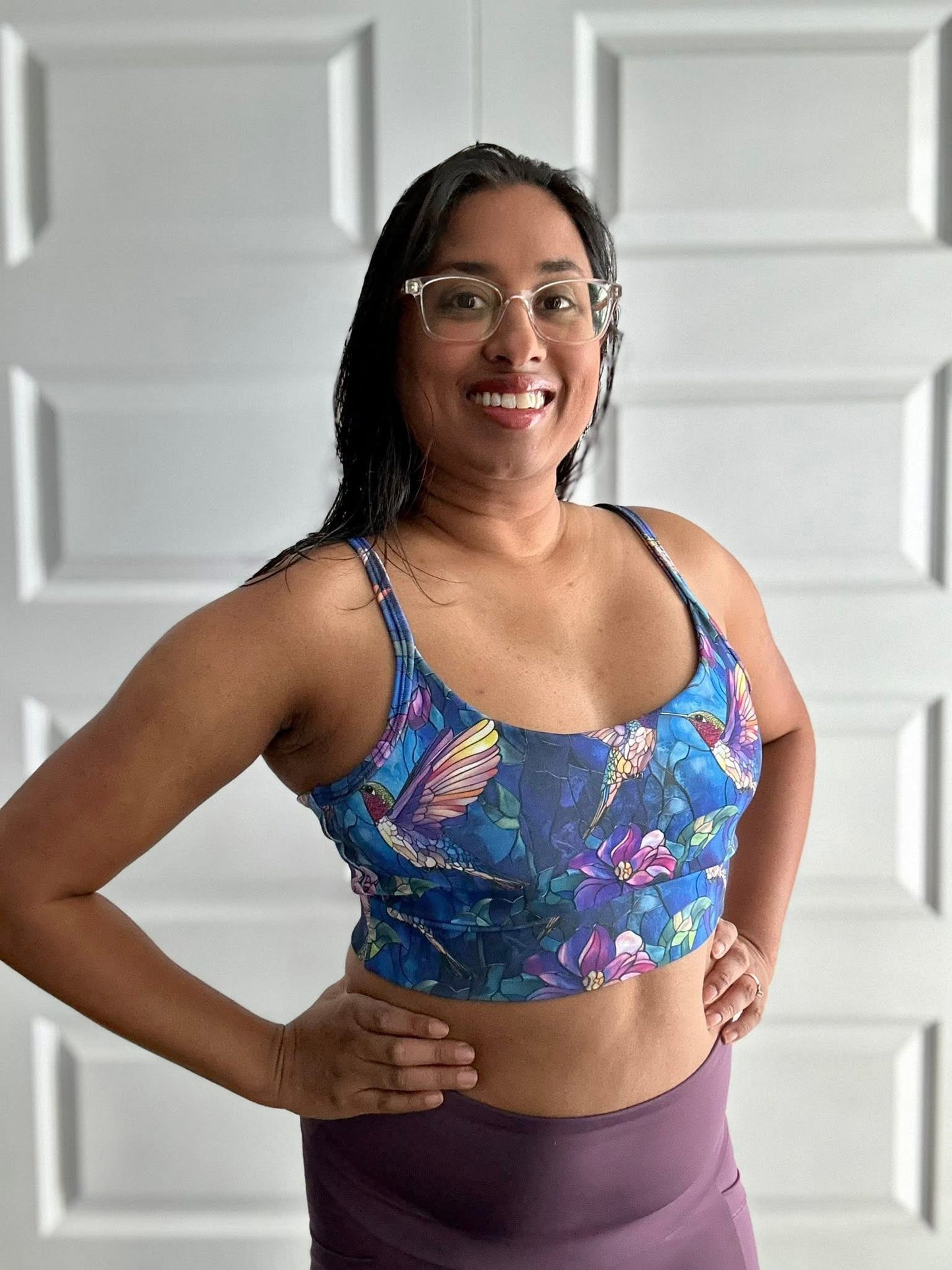 Stained glass hummingbirds preorder round 34