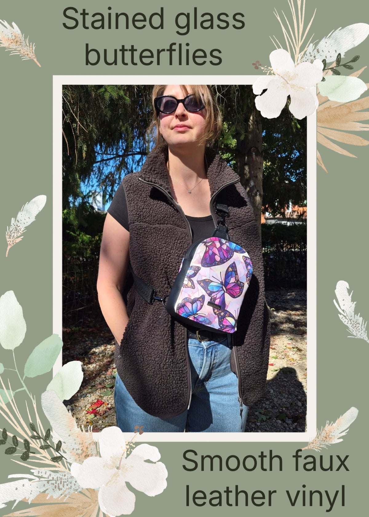 Stained glass butterflies preorder round 43