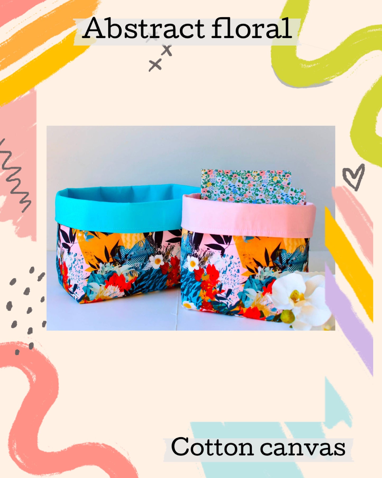 Abstract floral preorder round 41