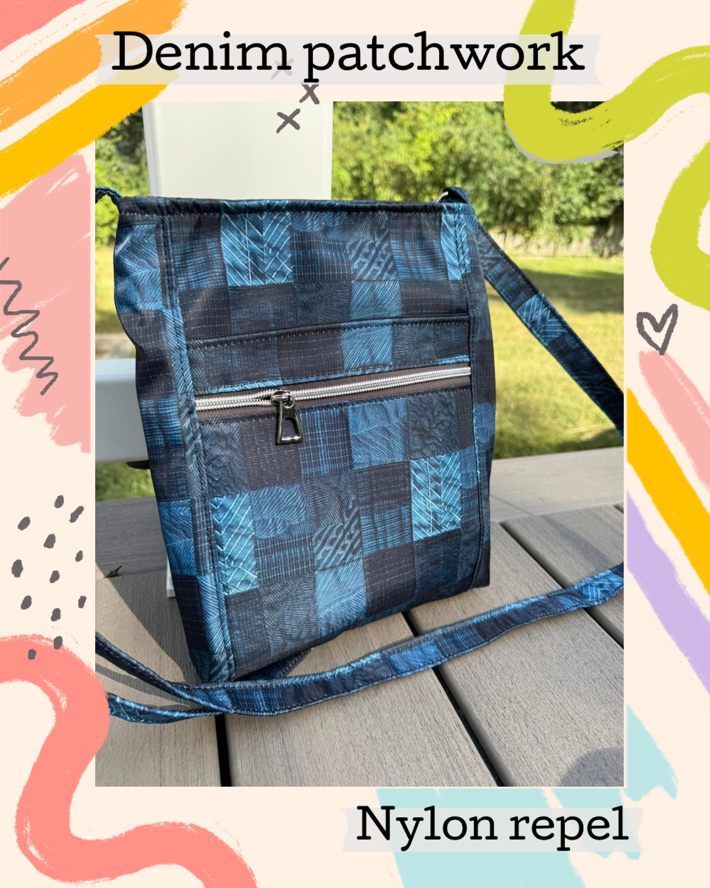 Denim patchwork preorder round 41