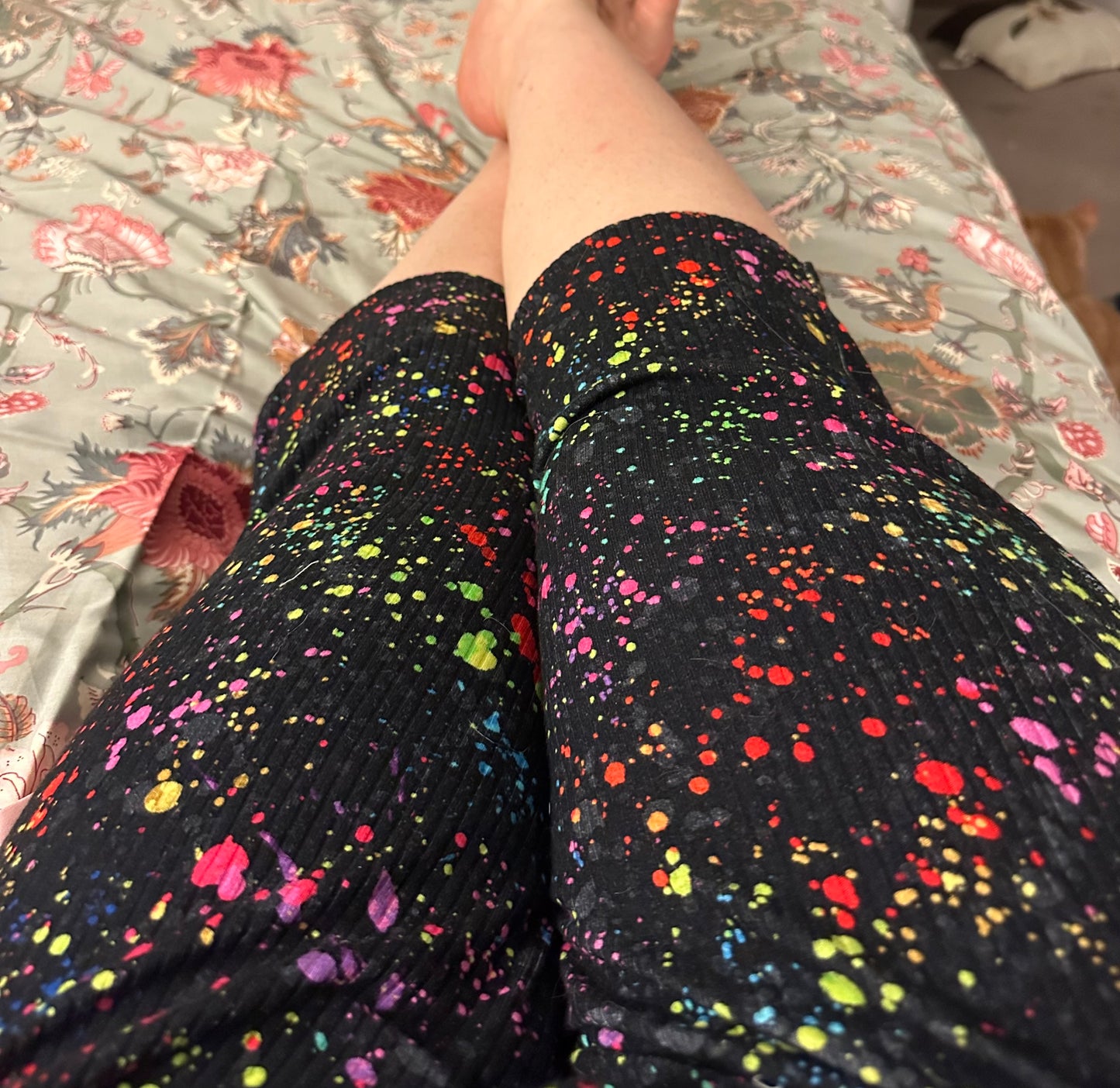 Rainbow splatter