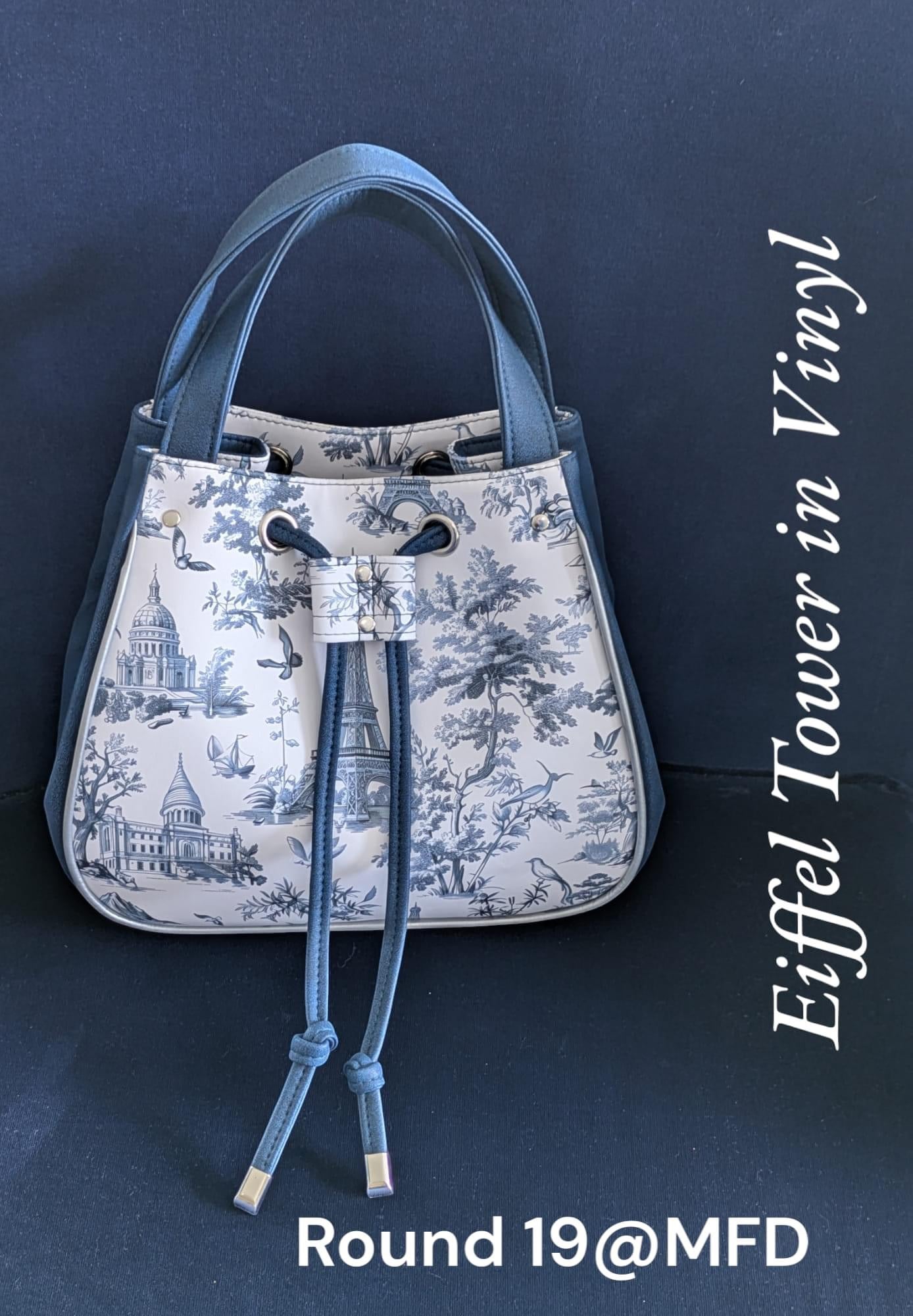 Blue Paris toile round 19 retail