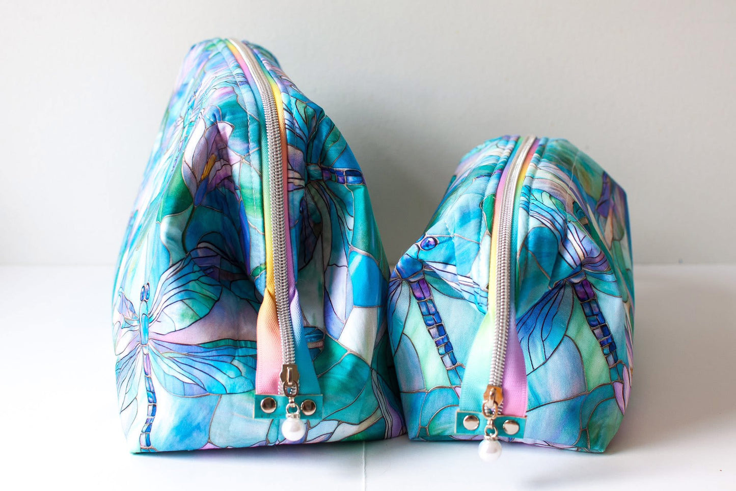 Stained glass dragonflies preorder round 39
