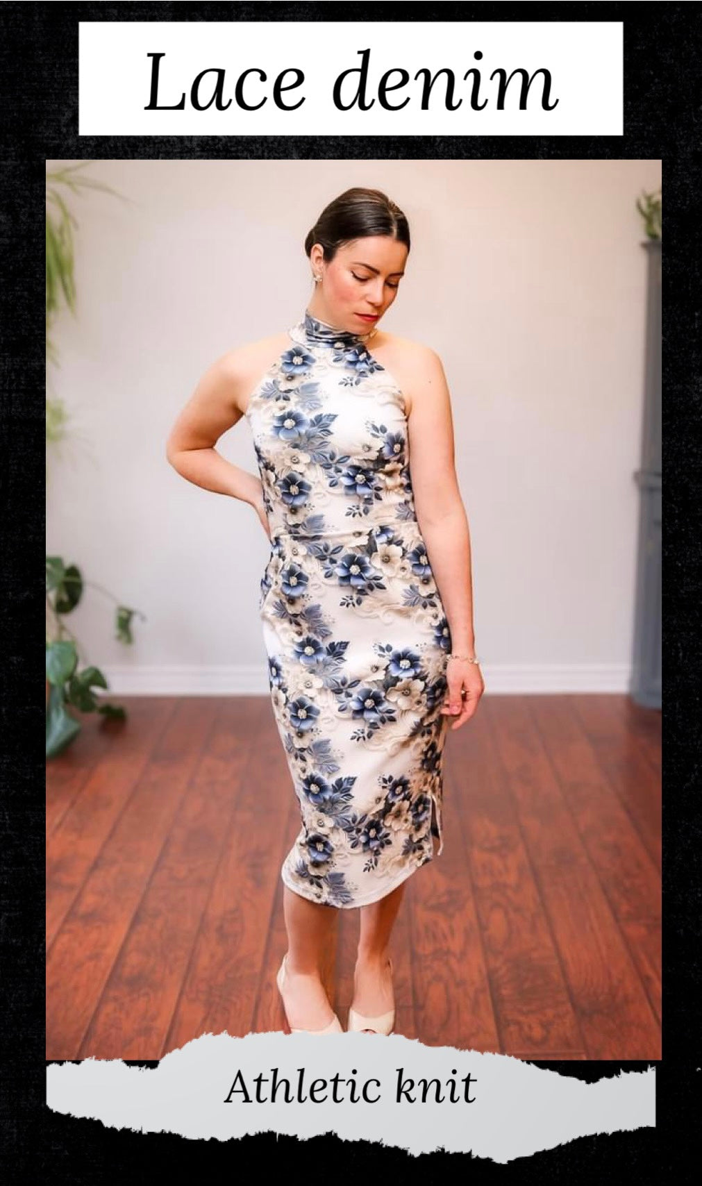 Lace denim preorder round 33.5