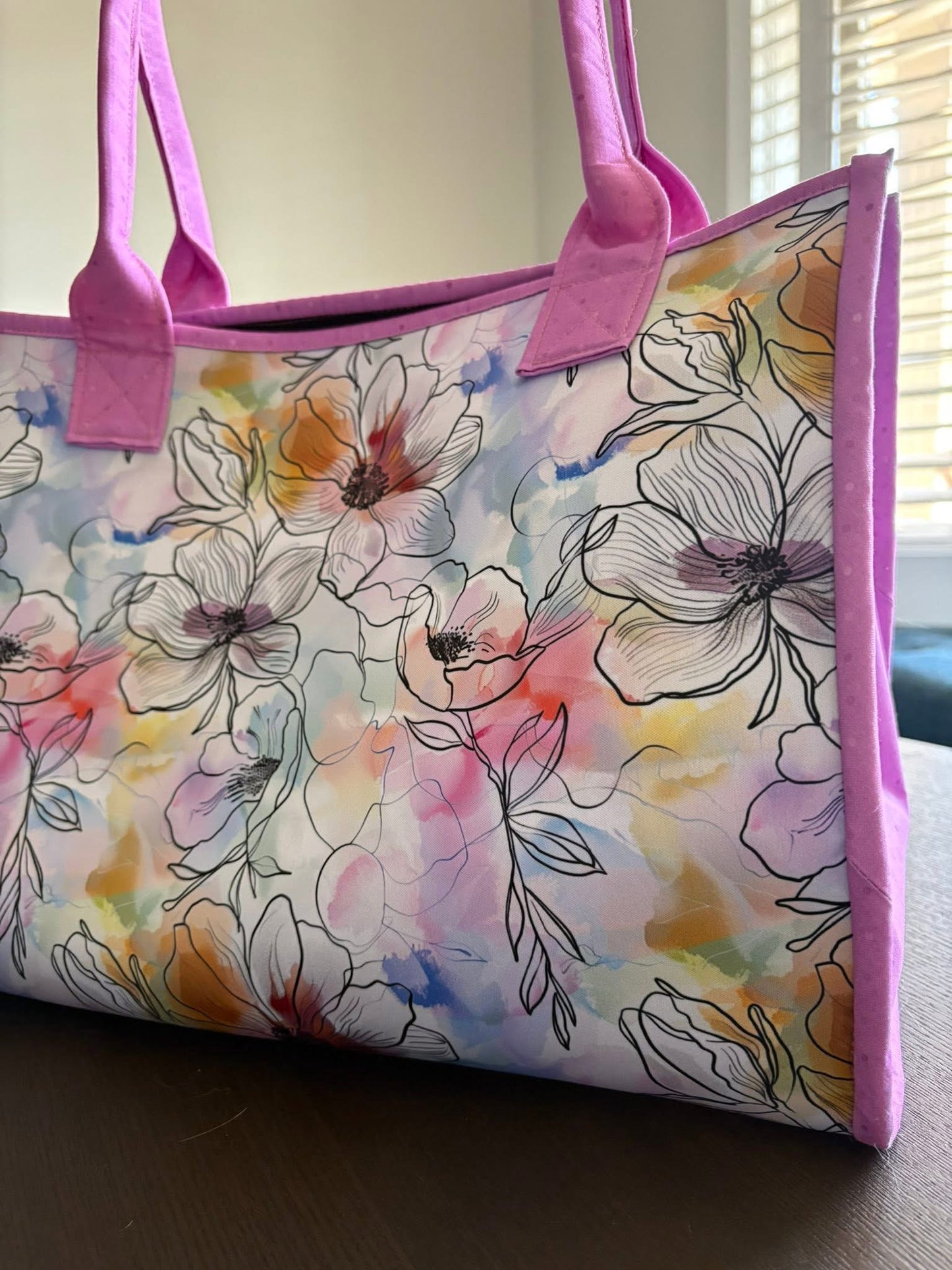 Floral watercolour round 37 retail