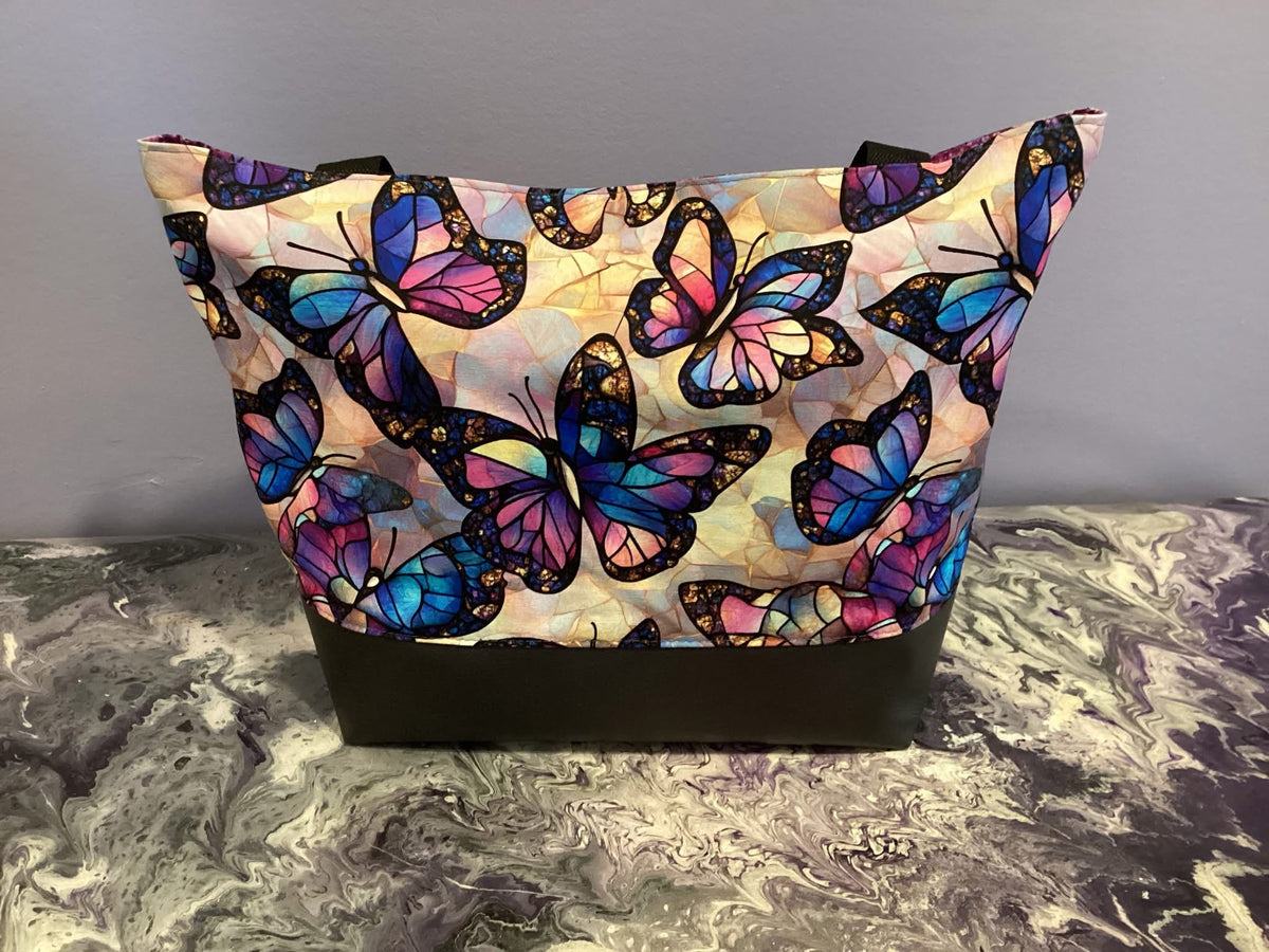 Stained glass butterflies preorder round 43