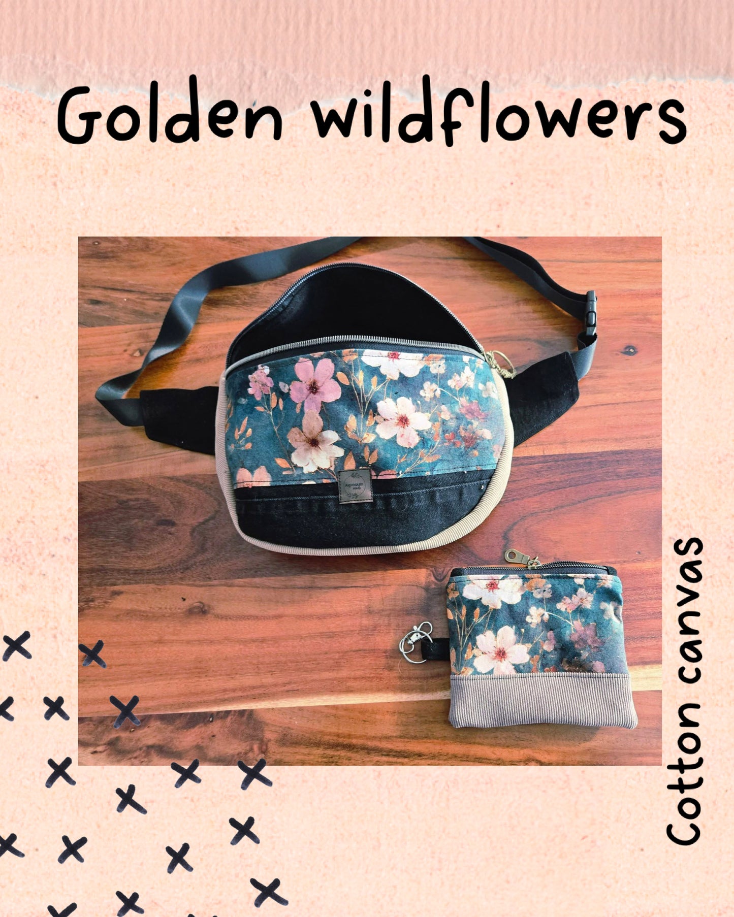 Golden wildflowers round 35 retail