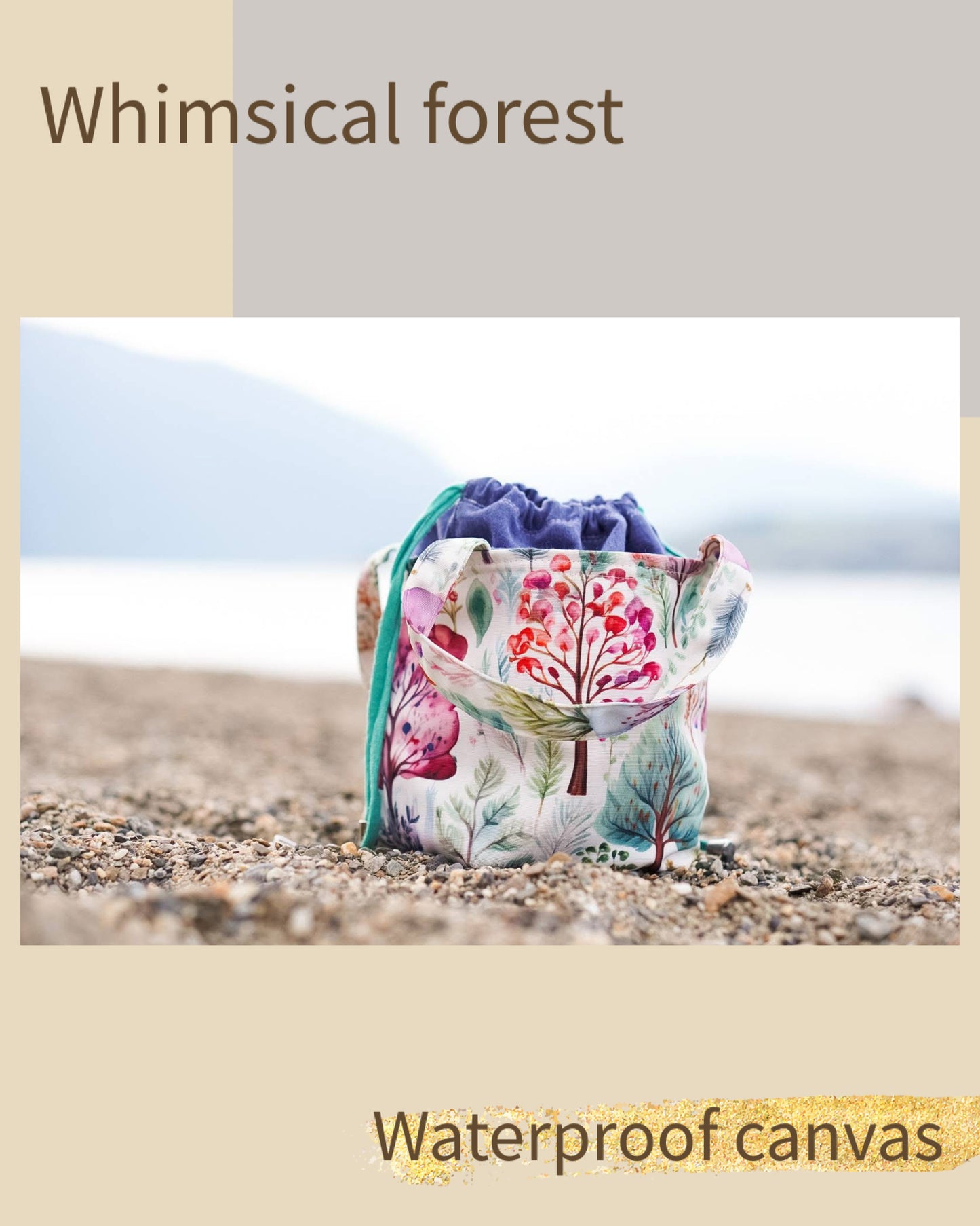 Whimsical forest quilt show retail