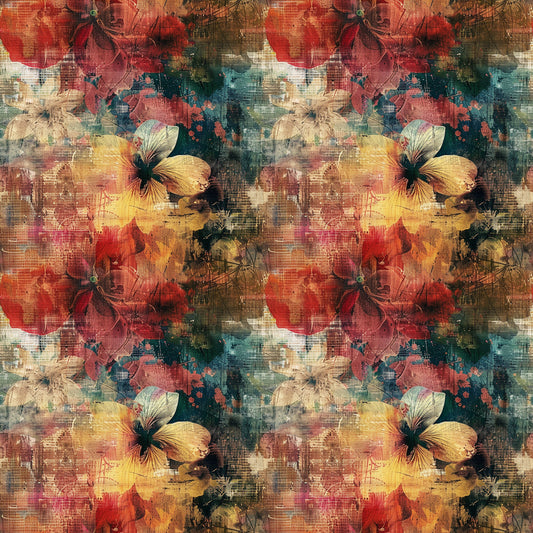 Grunge flowers preorder round 42