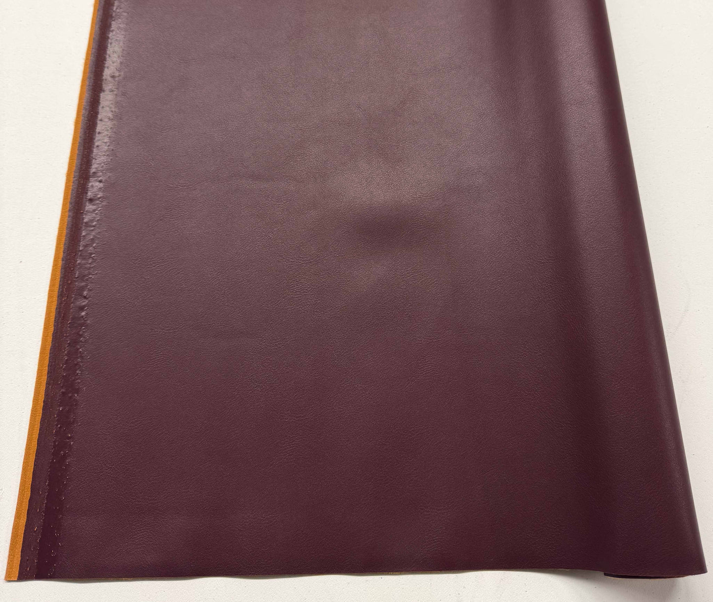 Burgundy faux leather vinyl