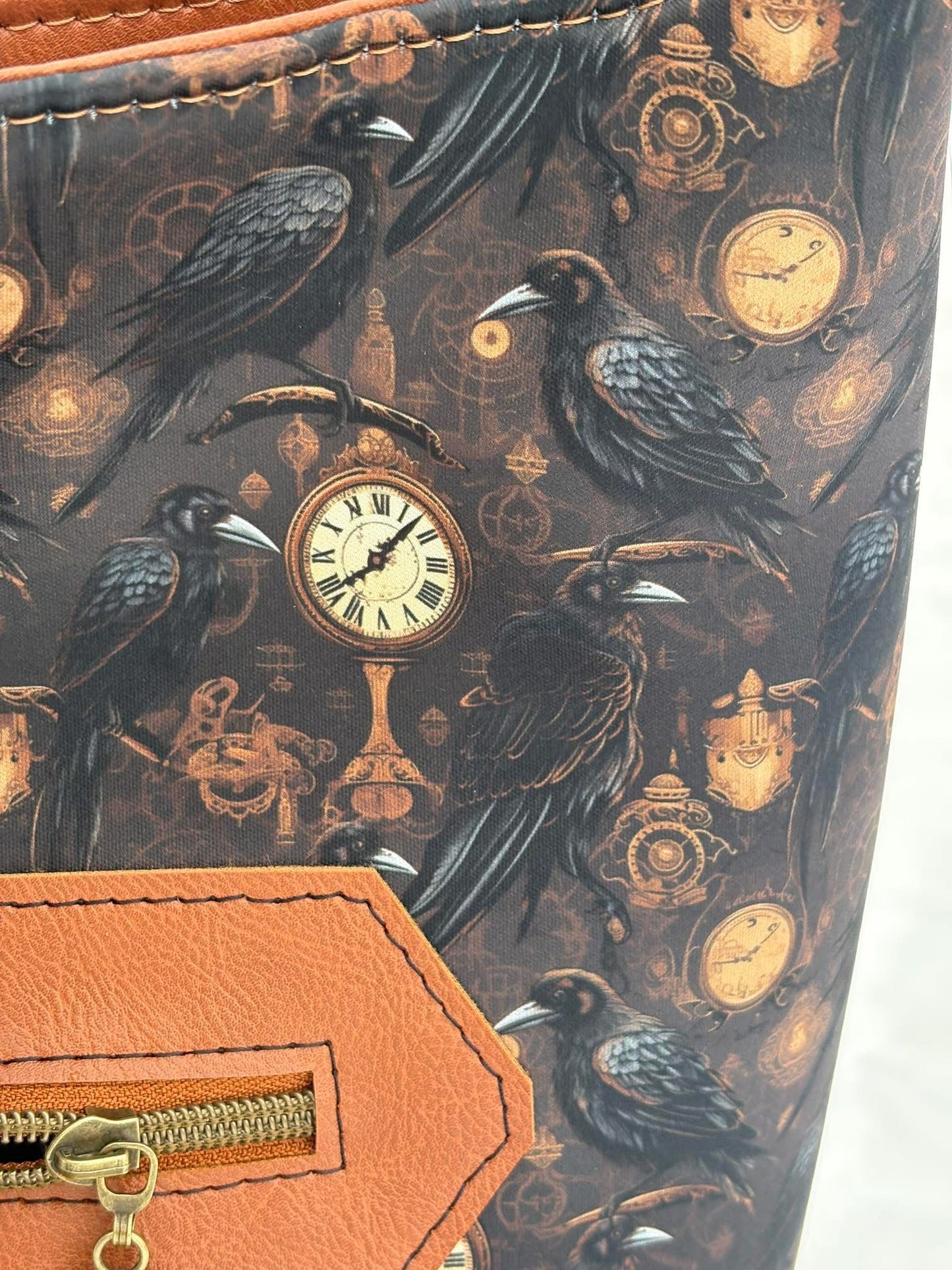 Steampunk ravens round 36 retail