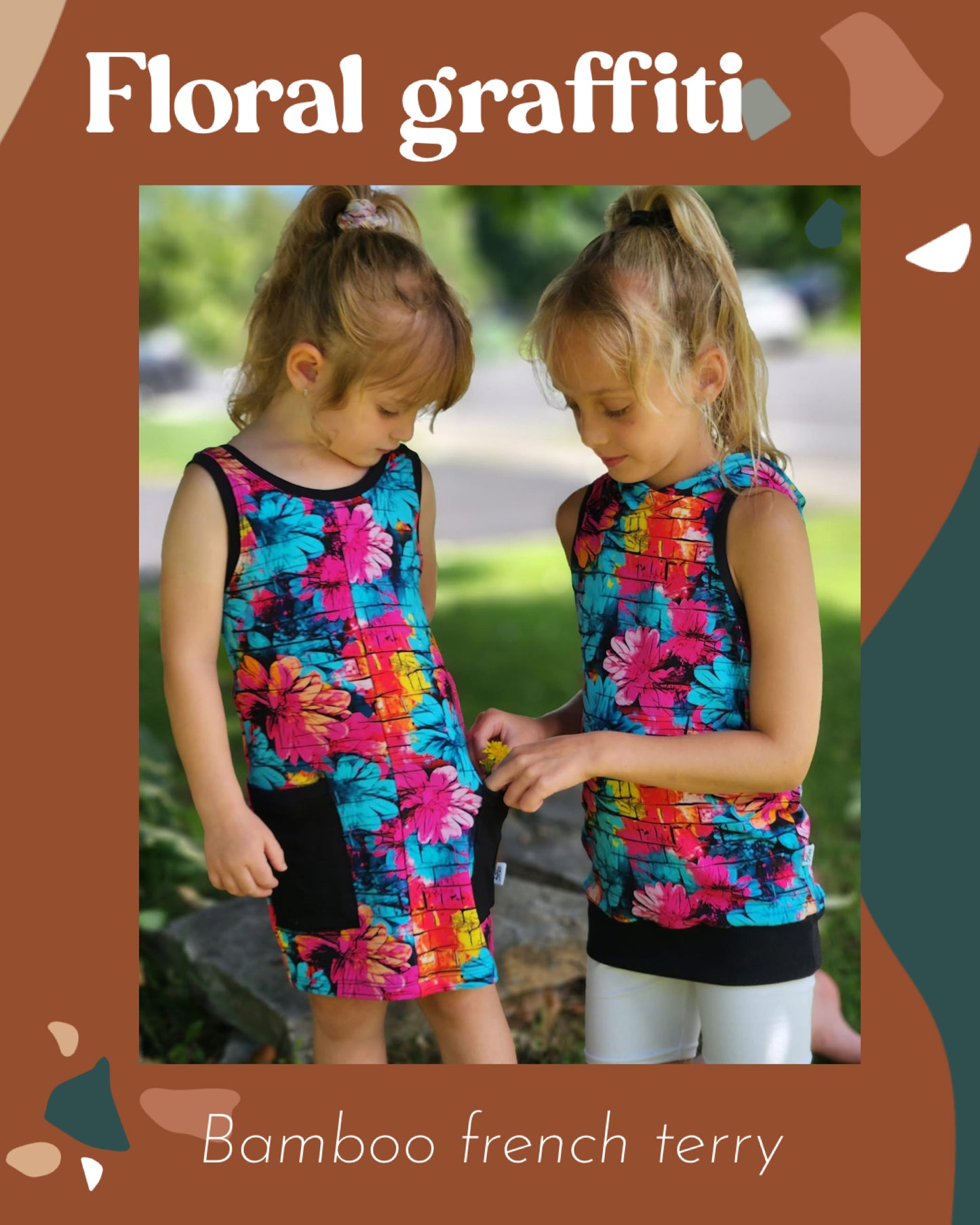 Floral graffiti round 28 retail