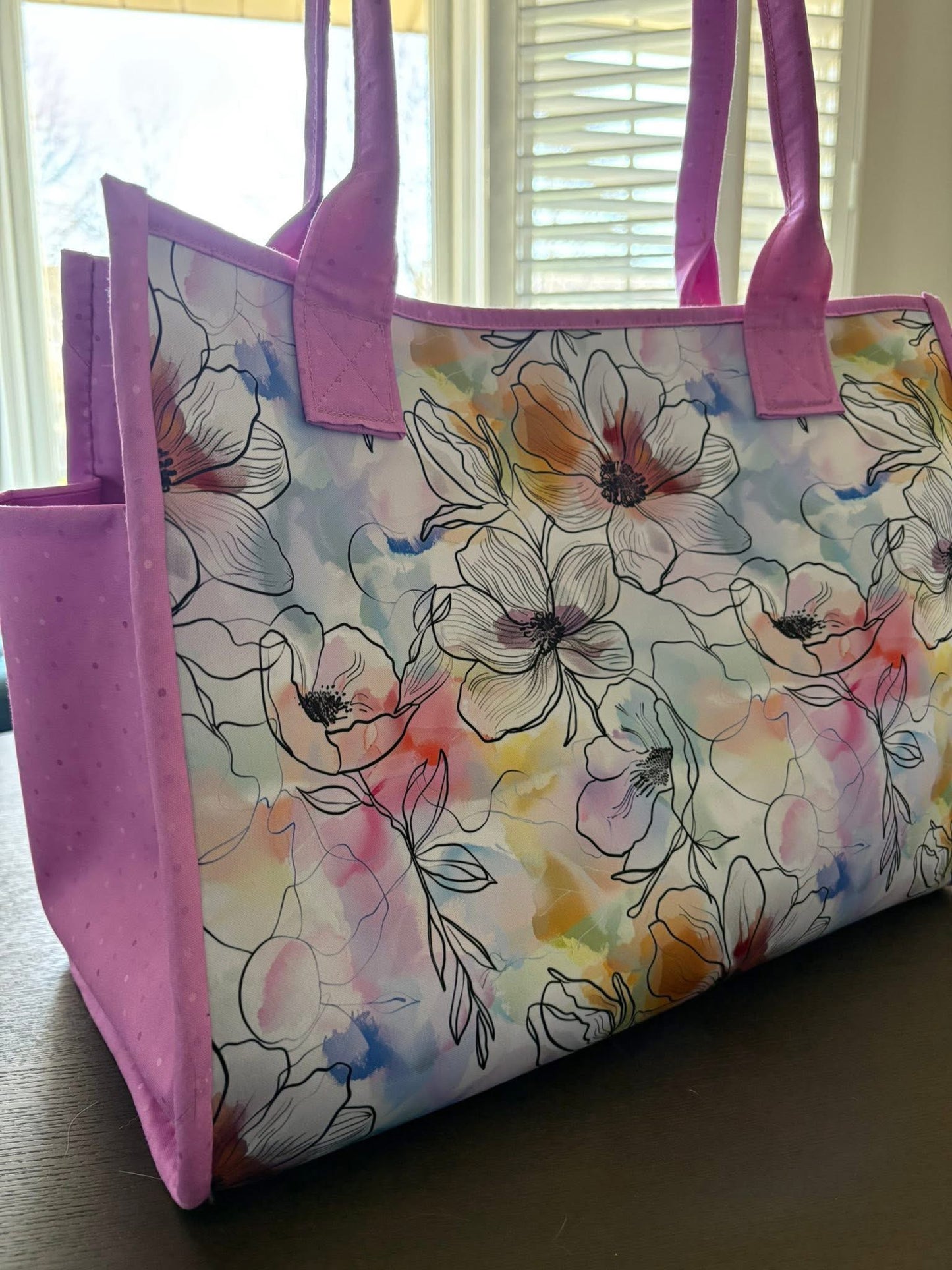 Floral watercolour round 37 retail