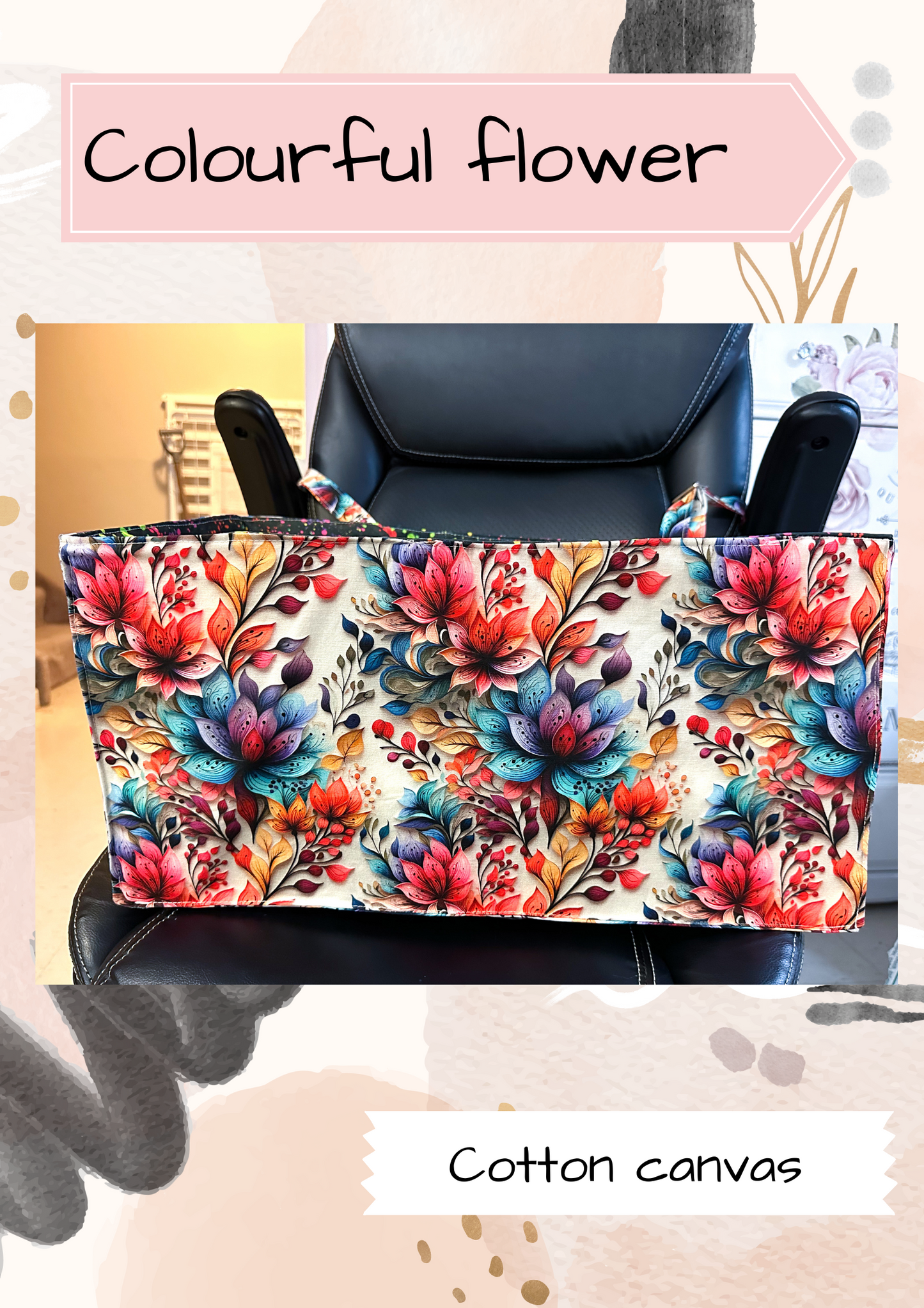 Colourful floral round 23 retail