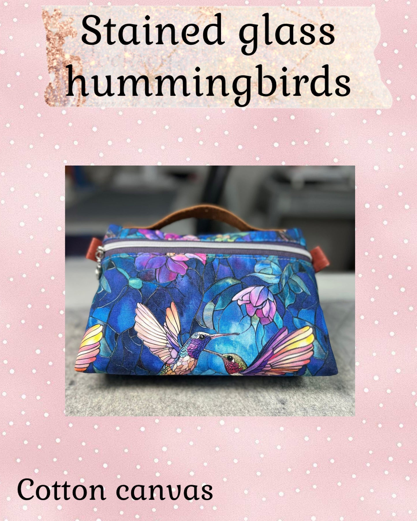 Stained glass hummingbirds preorder round 34