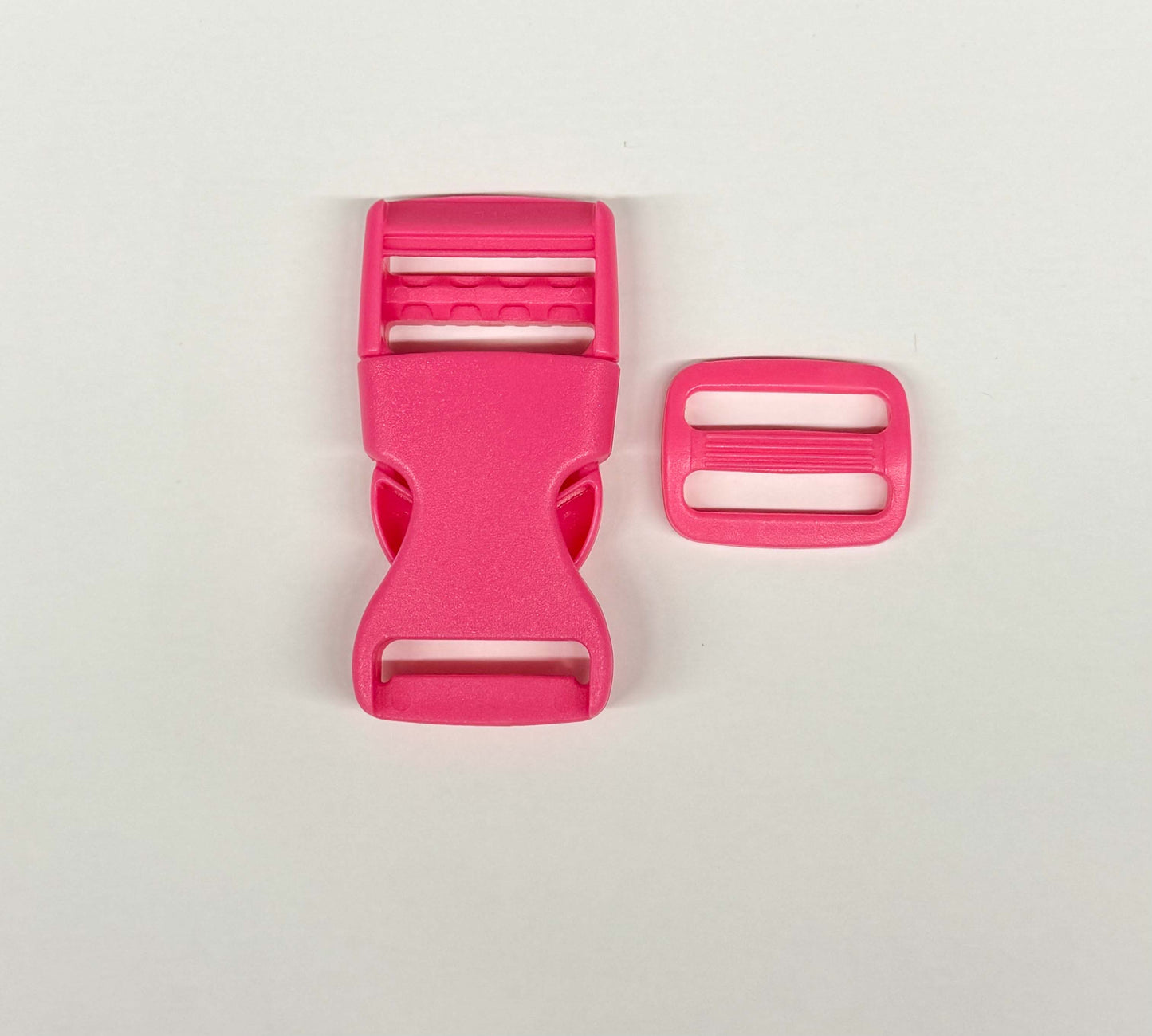 Side release plastic buckle set size: 1” (25mm)