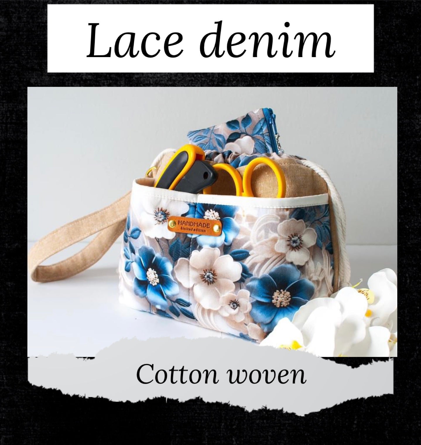 Lace denim preorder round 33.5