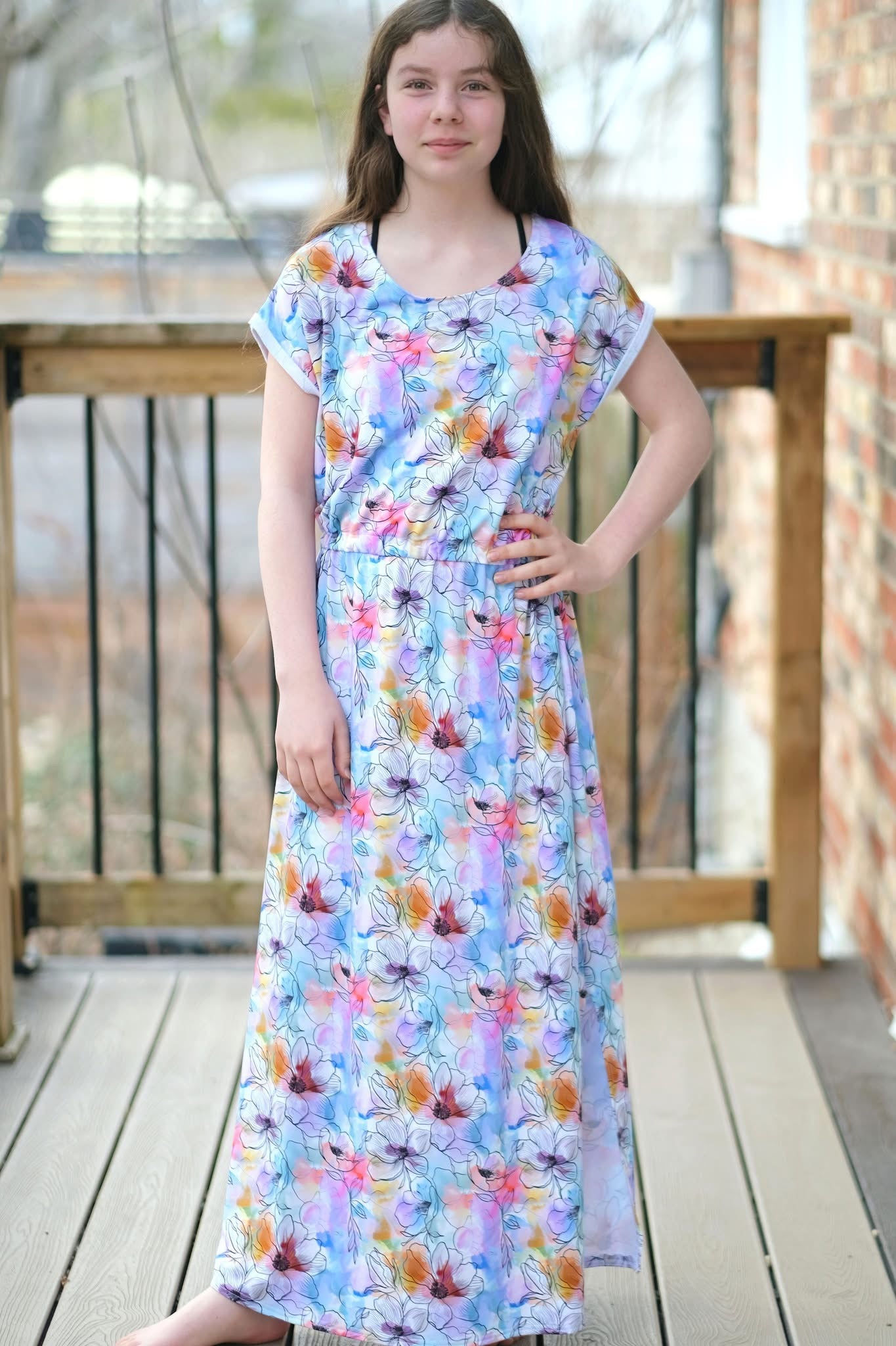 Floral watercolour round 37 retail
