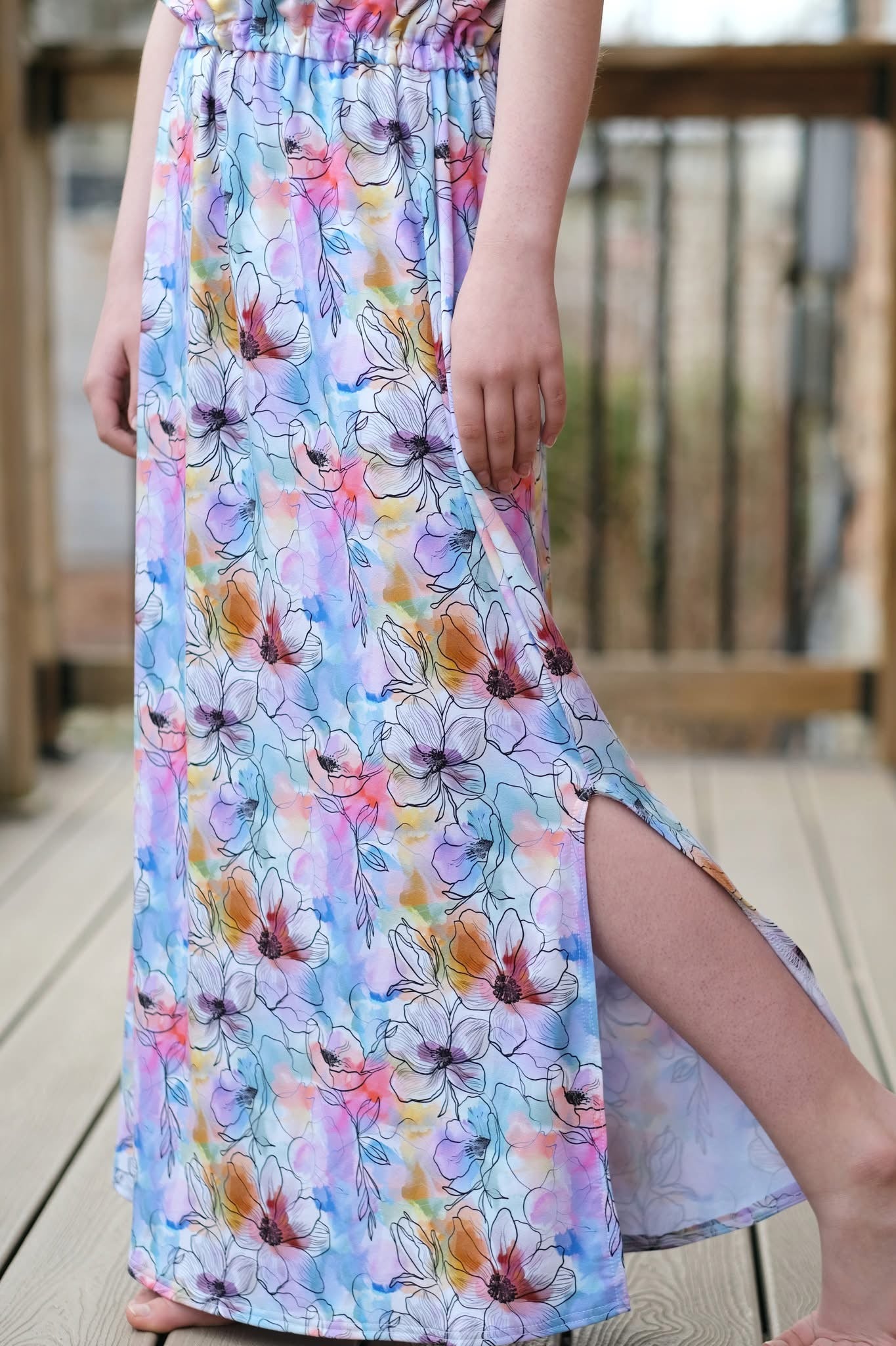 Floral watercolour round 37 retail