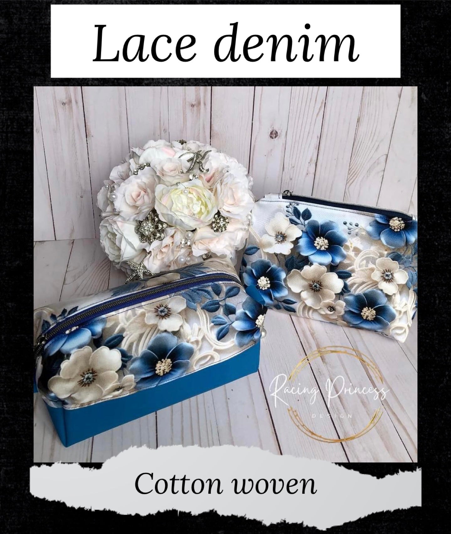 Lace denim preorder round 33.5