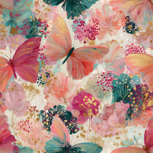 Painted butterfly round 39 retail