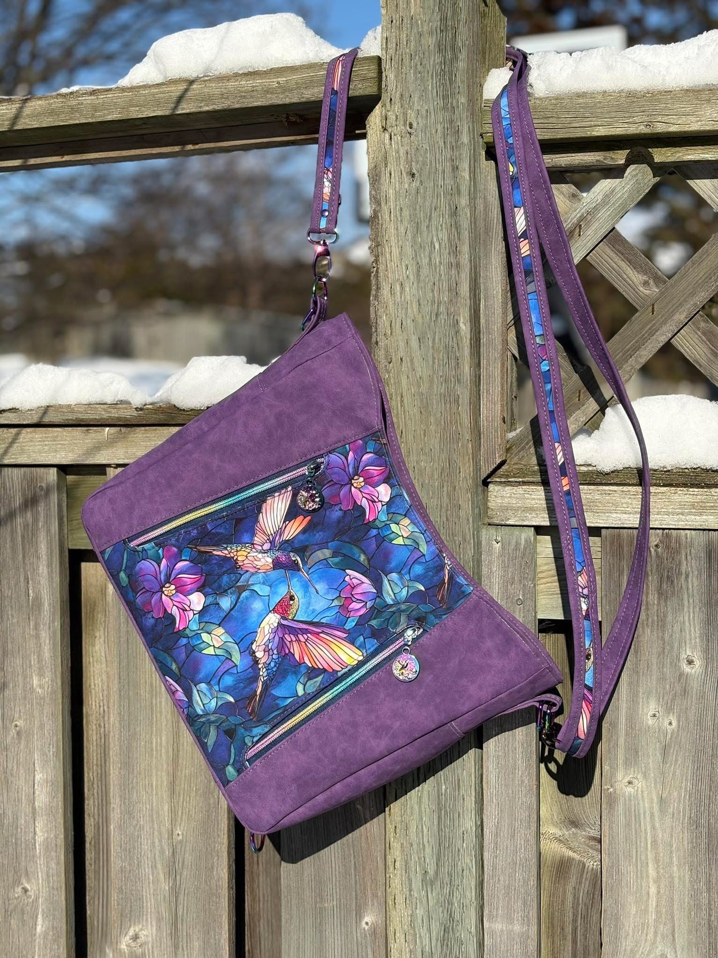 Stained glass hummingbirds preorder round 34