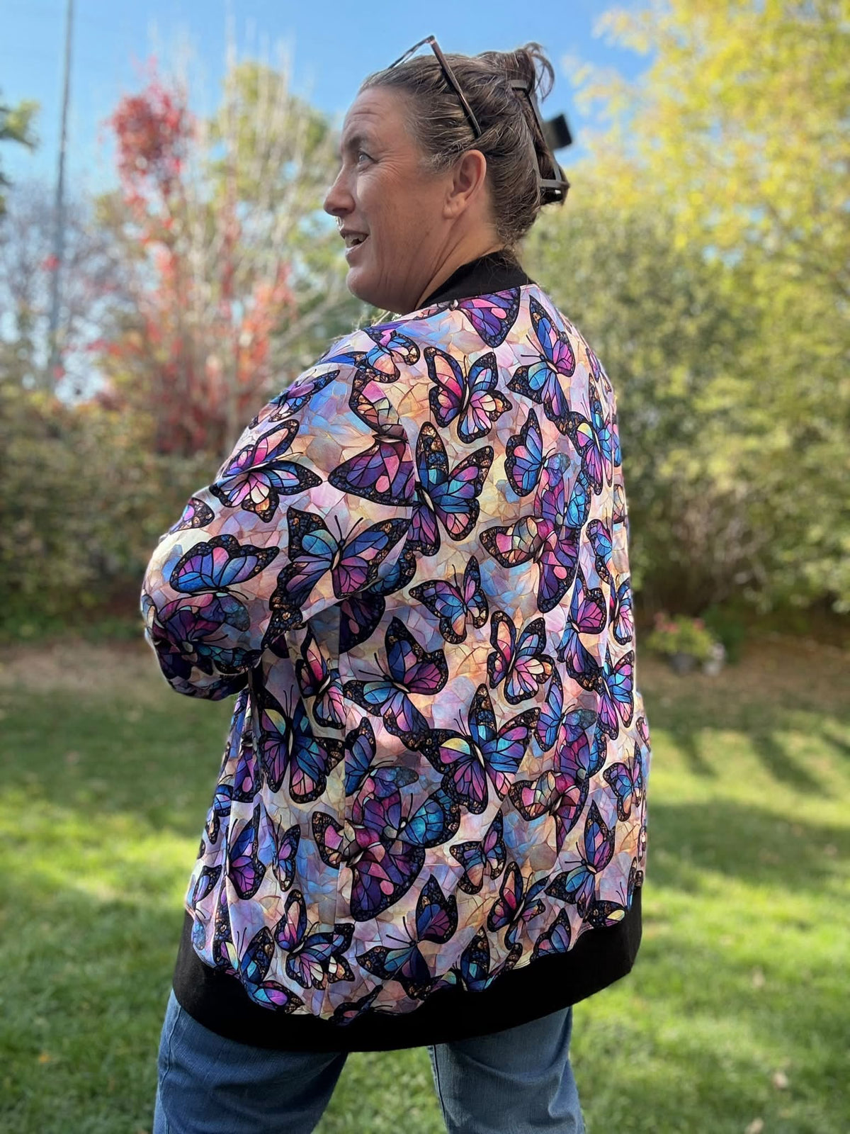 Stained glass butterflies preorder round 43