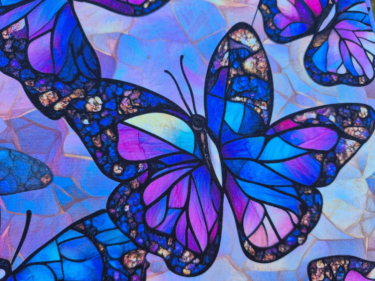 Stained glass butterflies preorder round 43