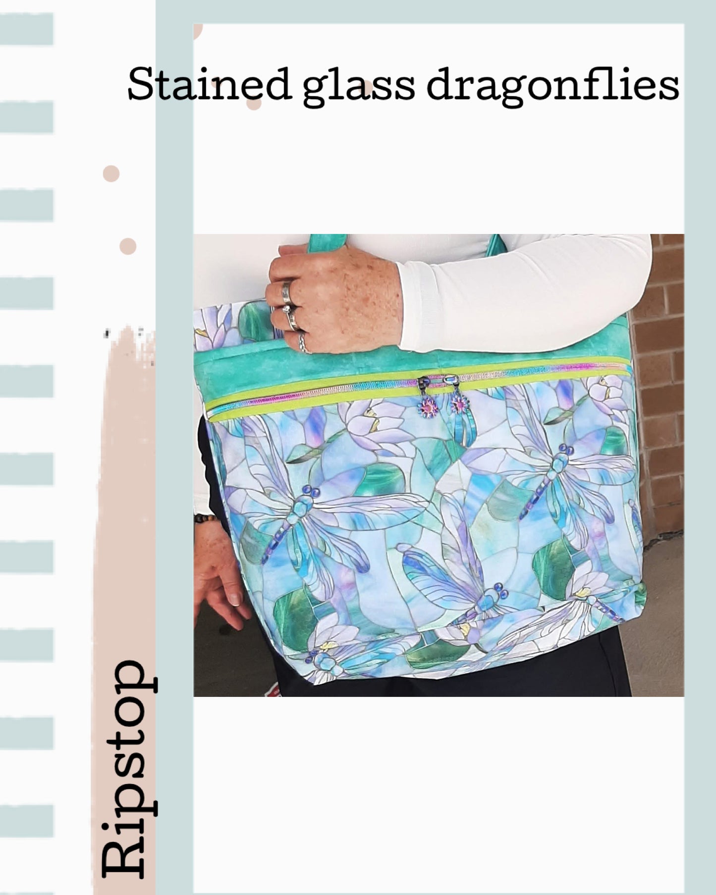 Stained glass dragonflies preorder round 39