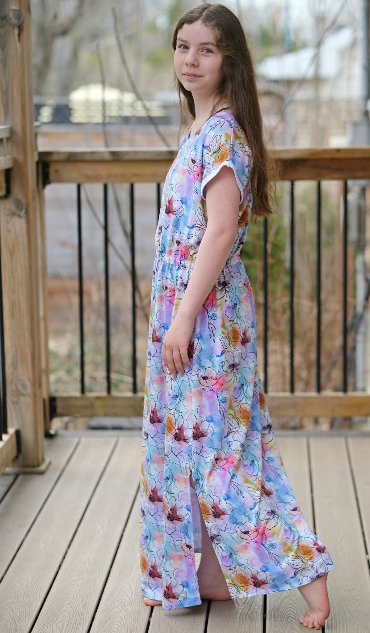 Floral watercolour round 37 retail