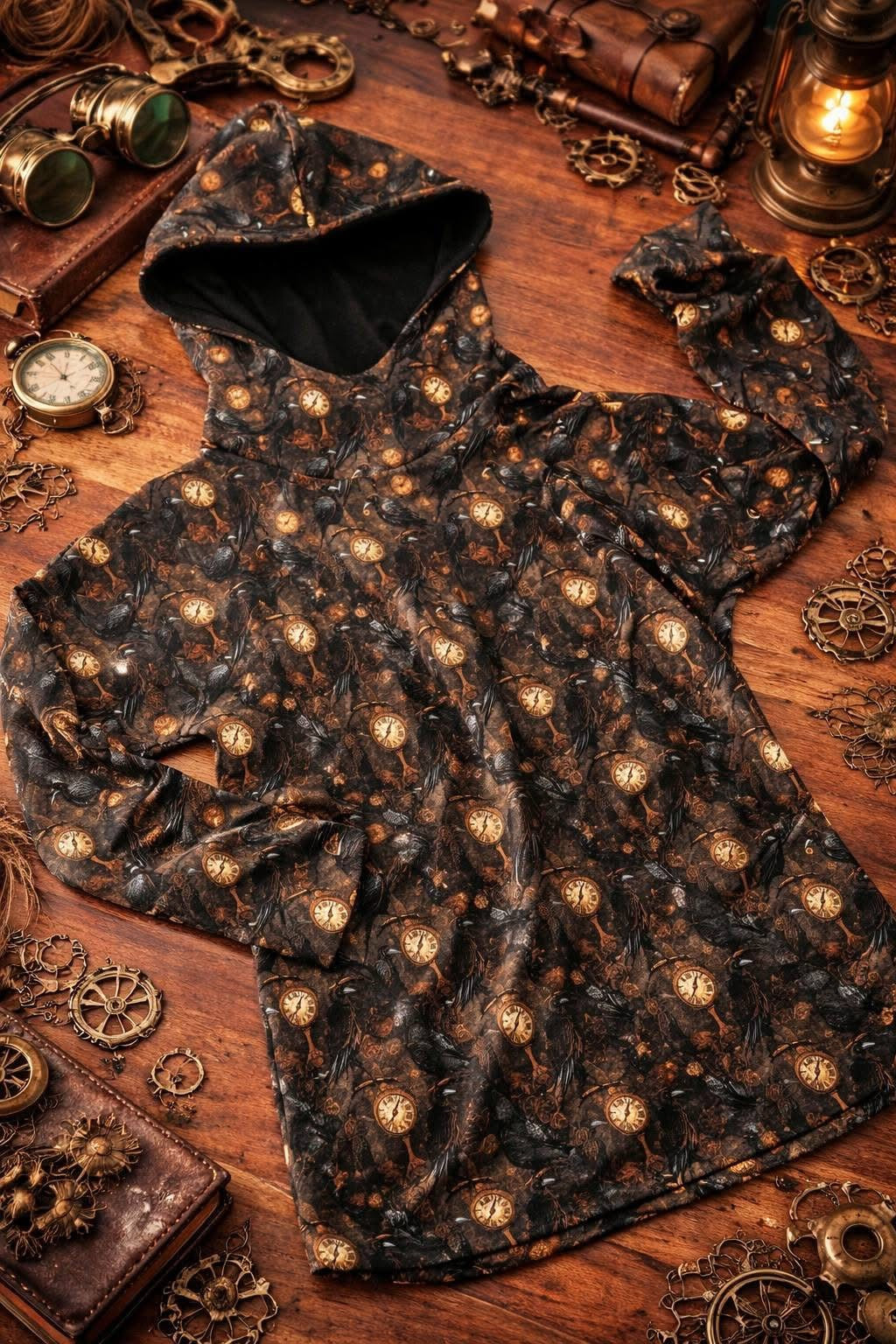 Steampunk ravens round 36 retail