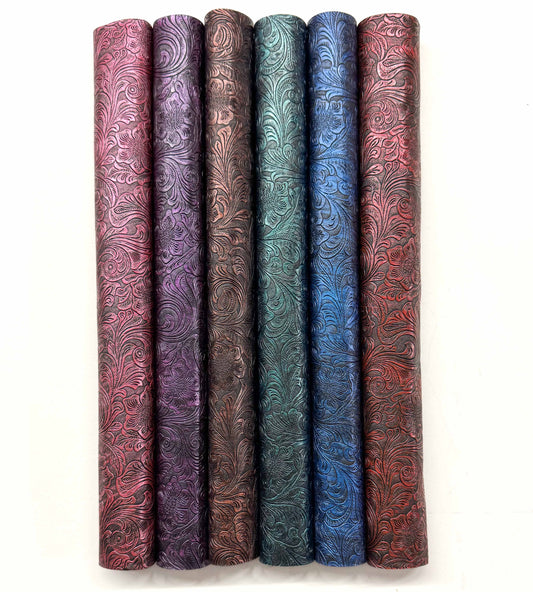 Metallic flower vinyl