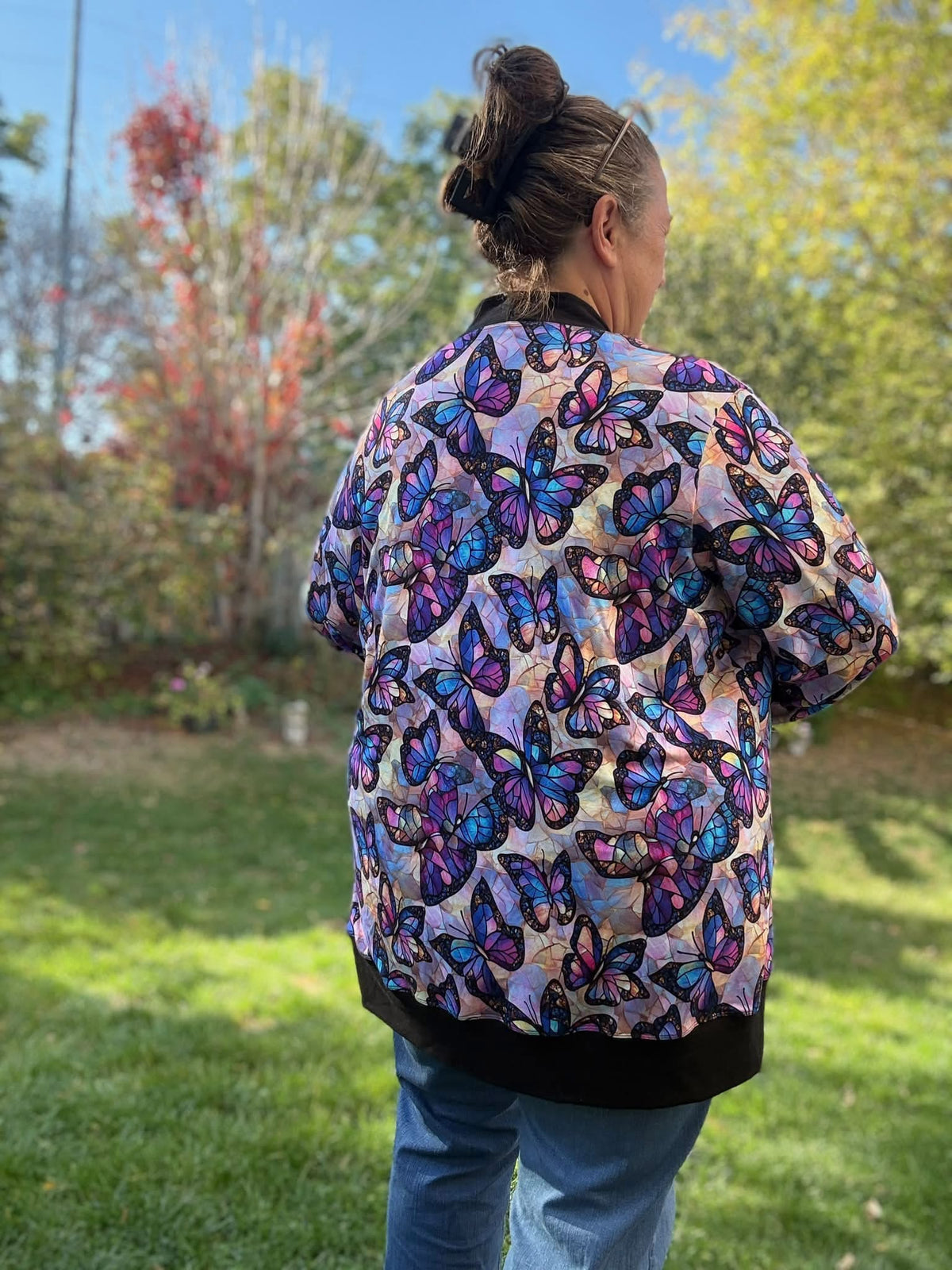 Stained glass butterflies preorder round 43