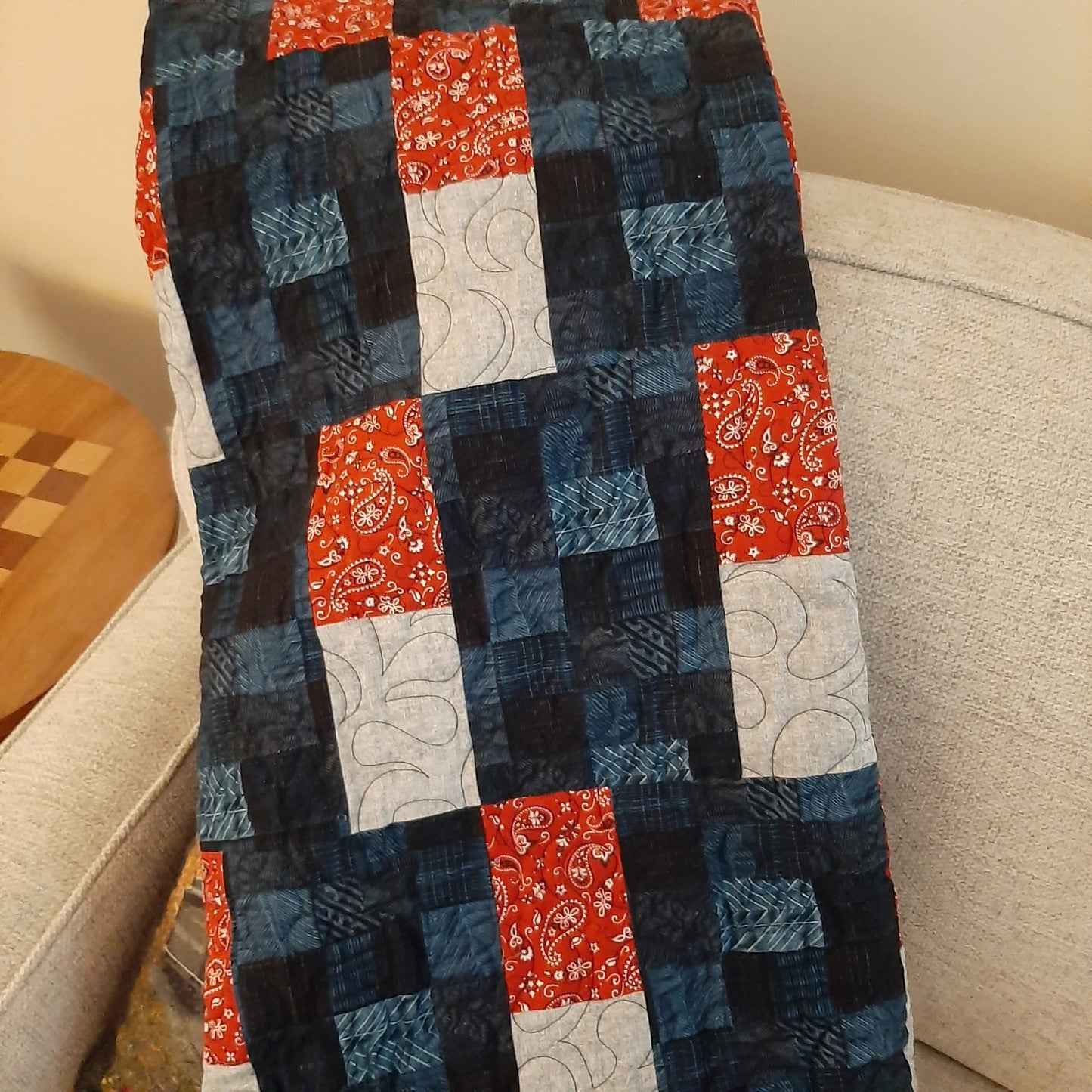 Denim patchwork preorder round 41