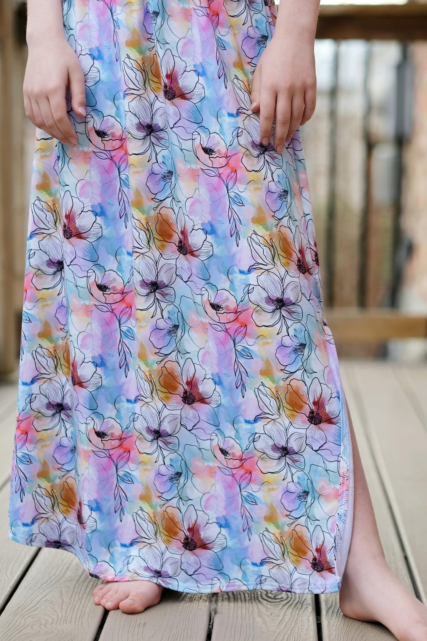 Floral watercolour round 37 retail
