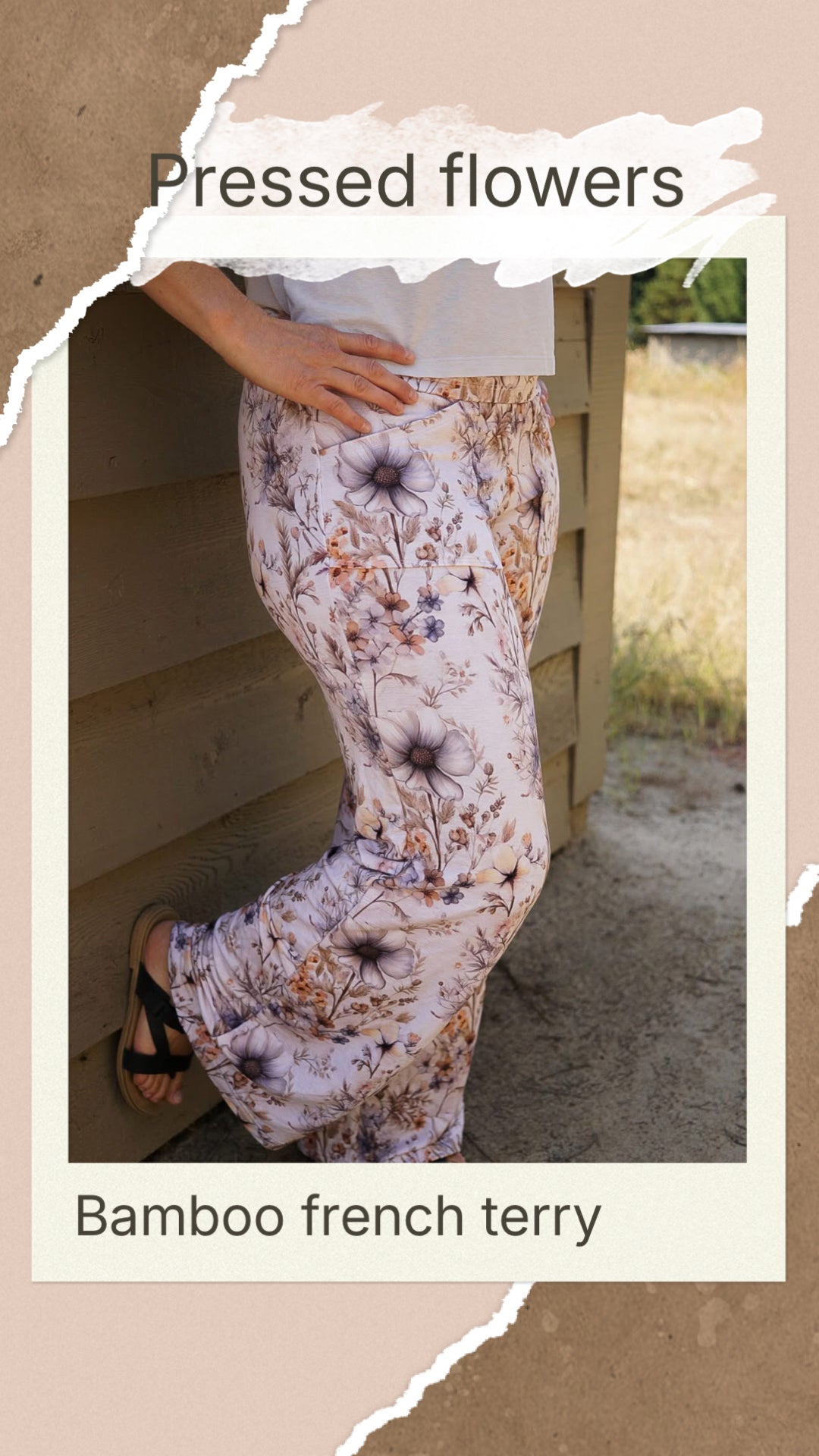 Pressed flowers preorder round 30