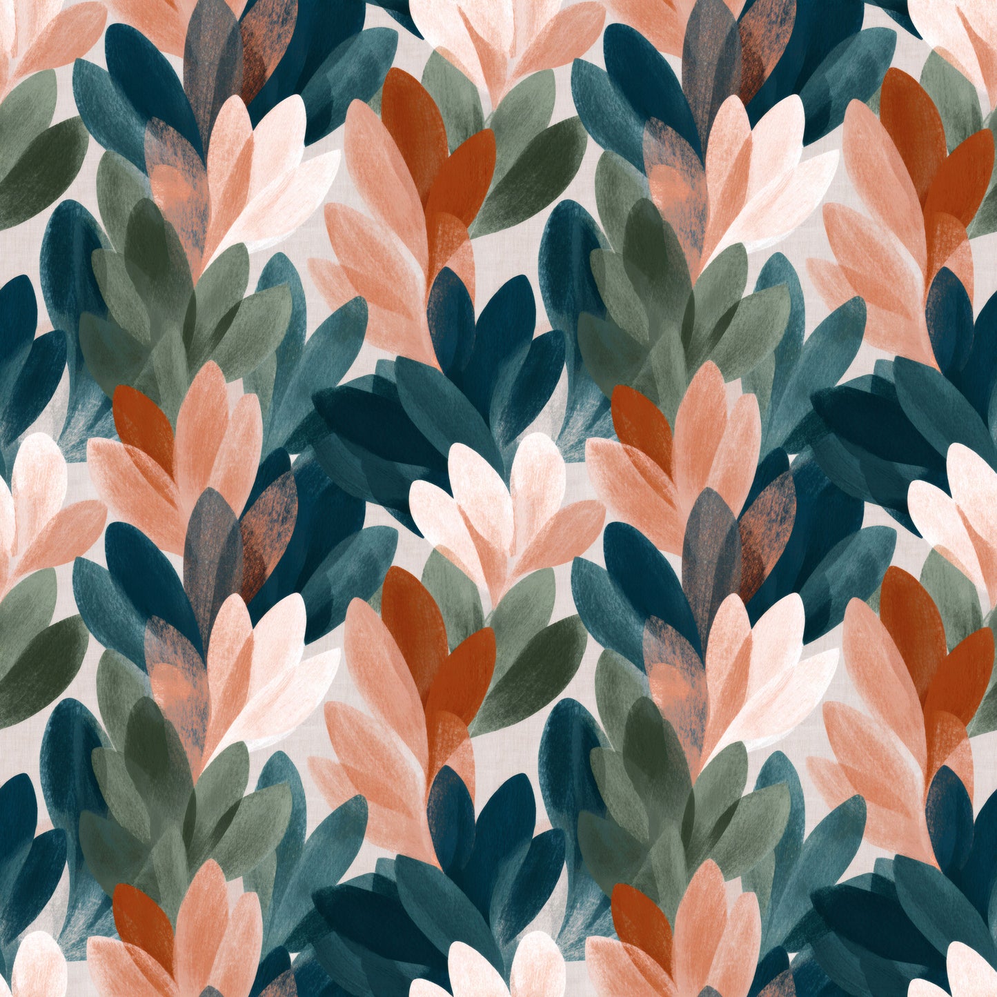 Layered leaves round 37 retail