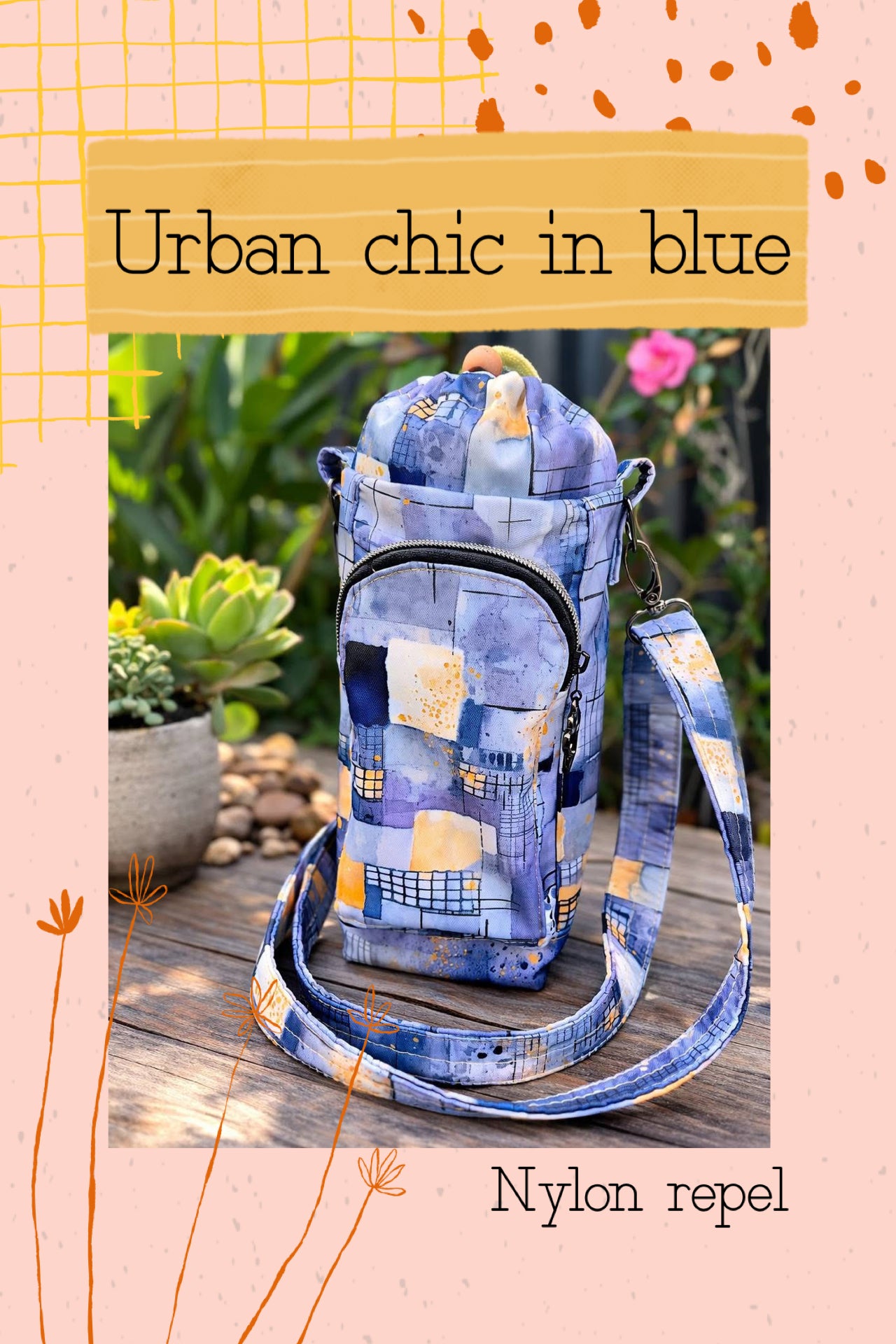 Urban chic in blue round 36 retail