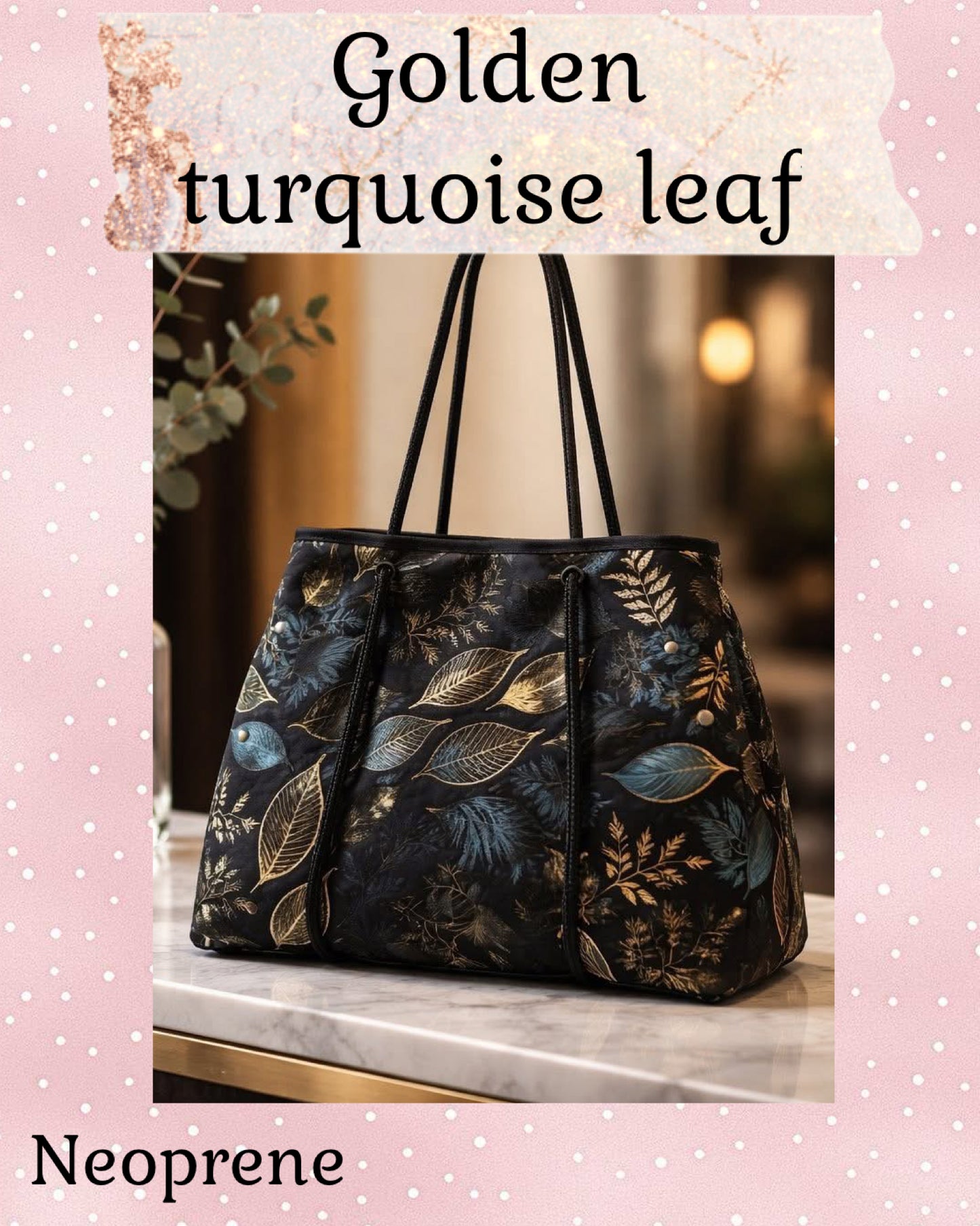 Golden turquoise leaf preorder round 34