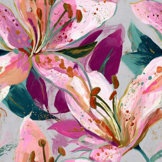 Pink lily round 39 retail