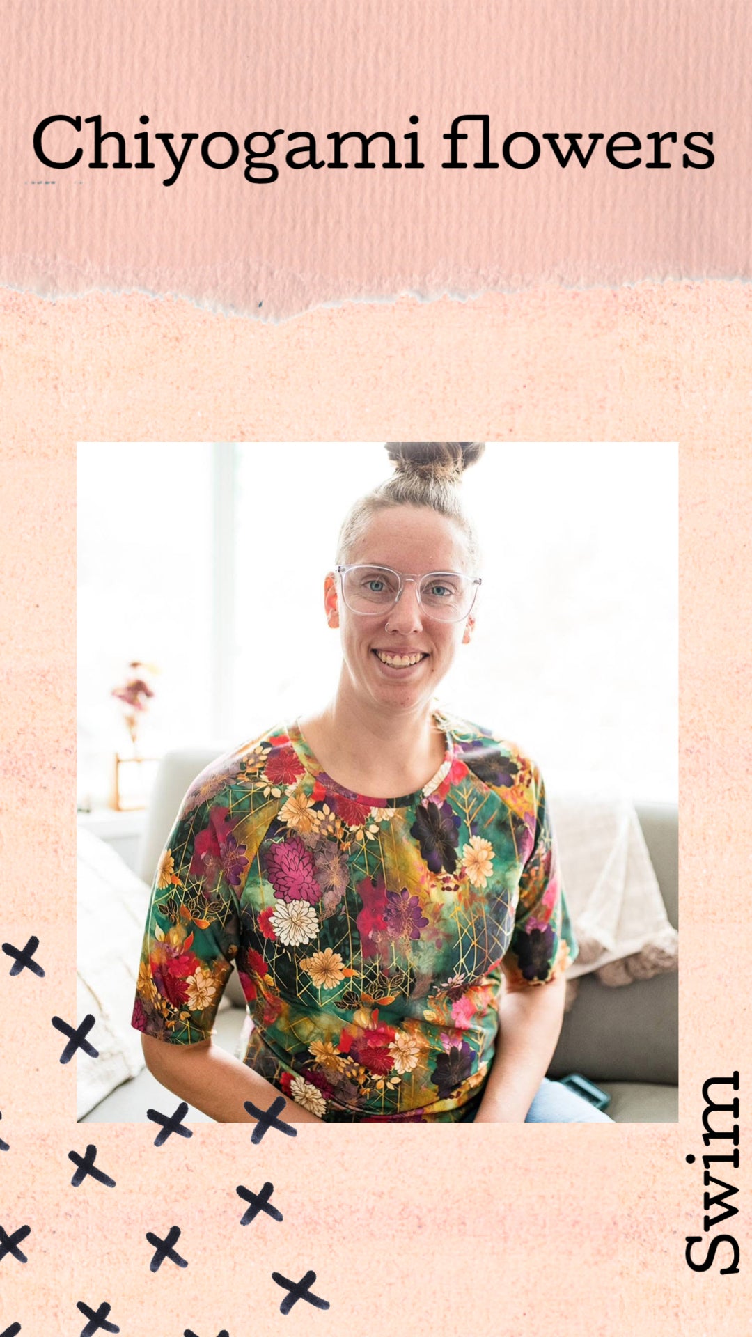 Chiyogami flowers preorder round 33