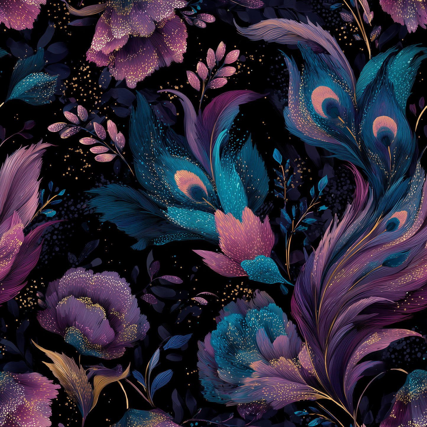 Peacock flowers round 37 retail